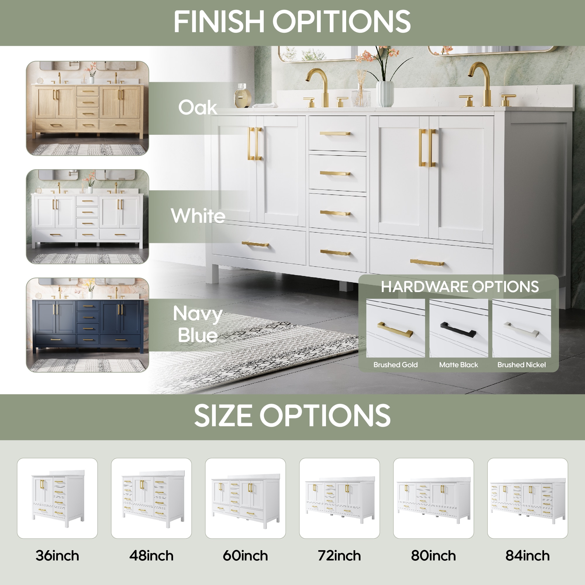 Forclover JSEX48V9WH Bath-Vanity-Combo - View #6