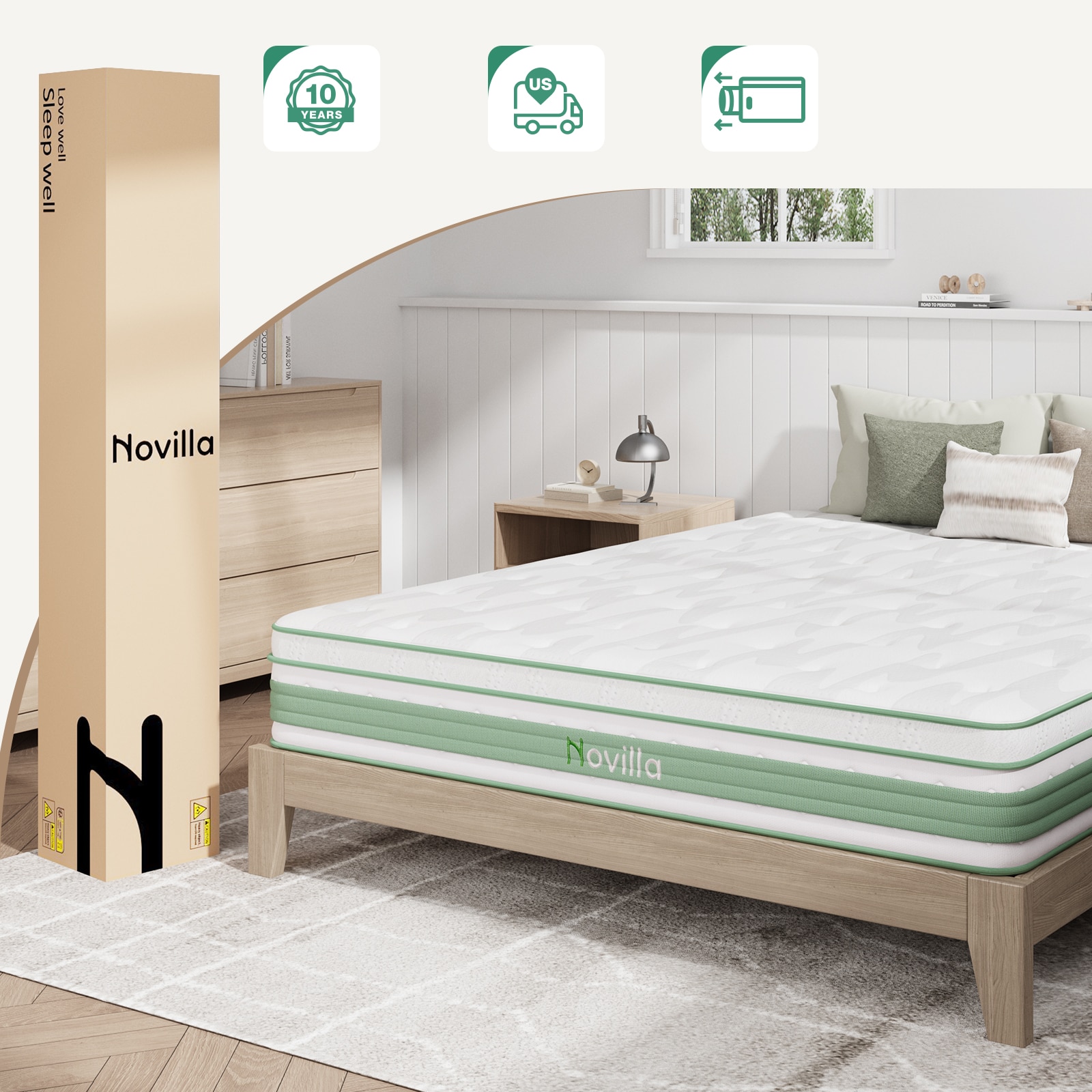 Novilla LW-12-Q-NV02 Mattresses-Boxsprings - View #11