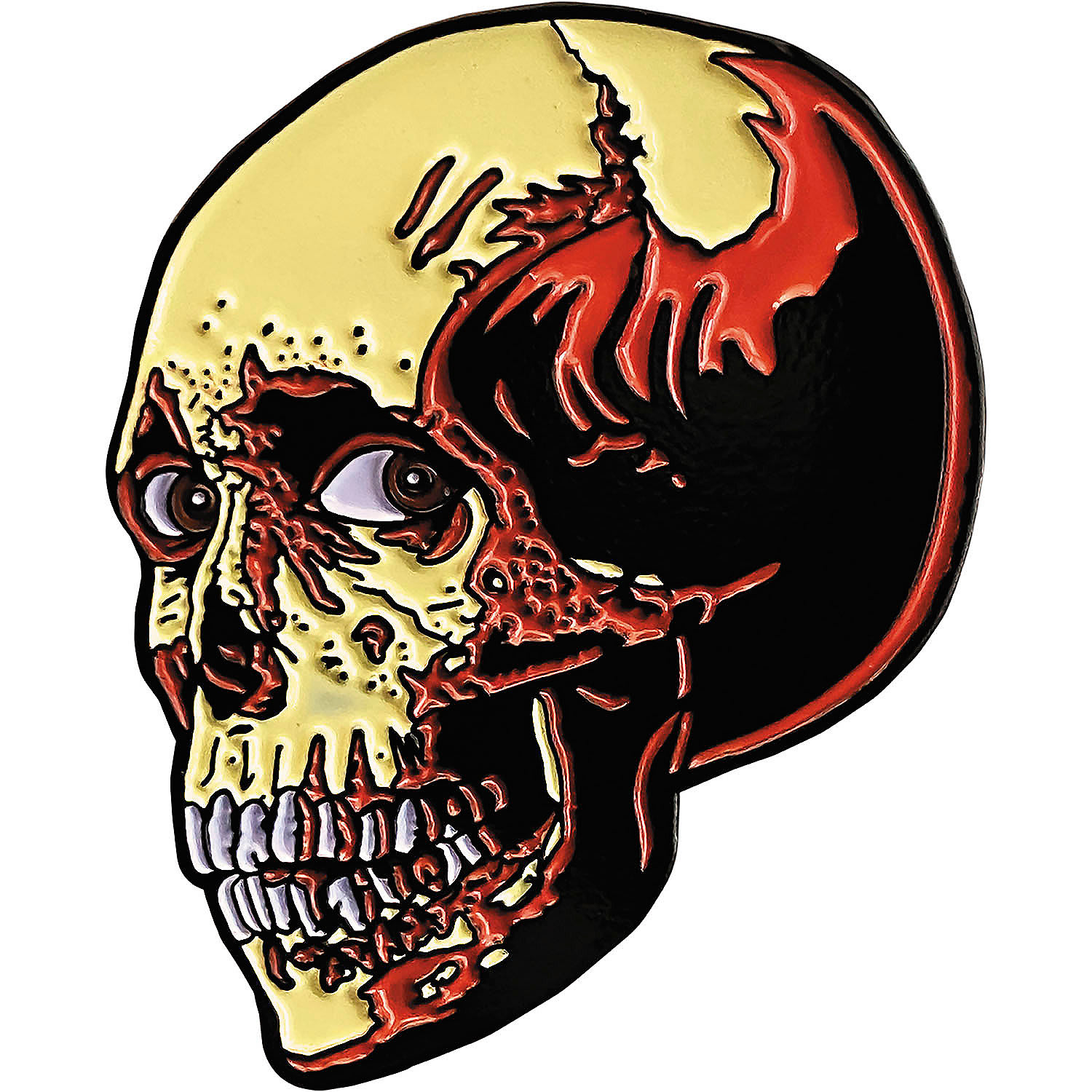 Trick or Treat Studios MASFSC101 1 3/4" Evil Dead 2™ Poster Skull Character Face Enamel Pin