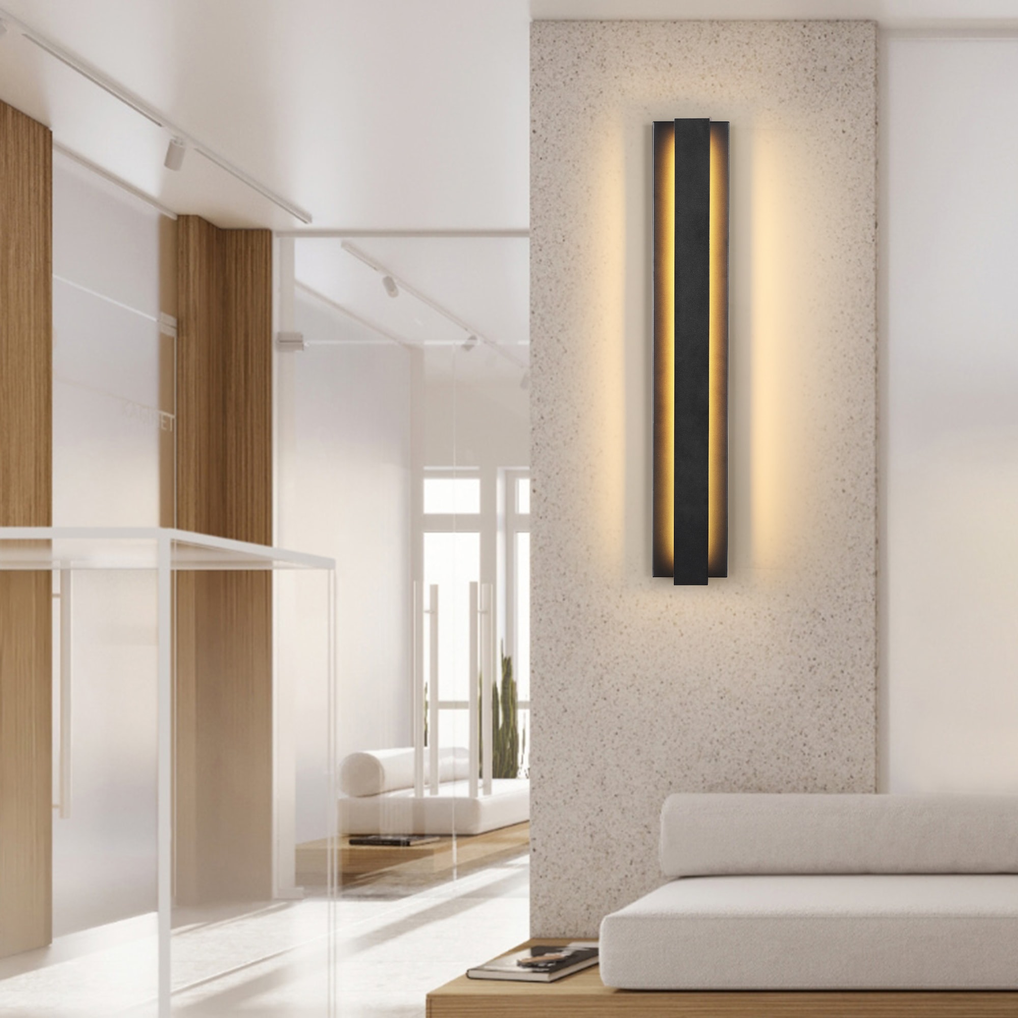 LamQee 06FTL0277BBK Outdoor-Wall-Lighting - View #6