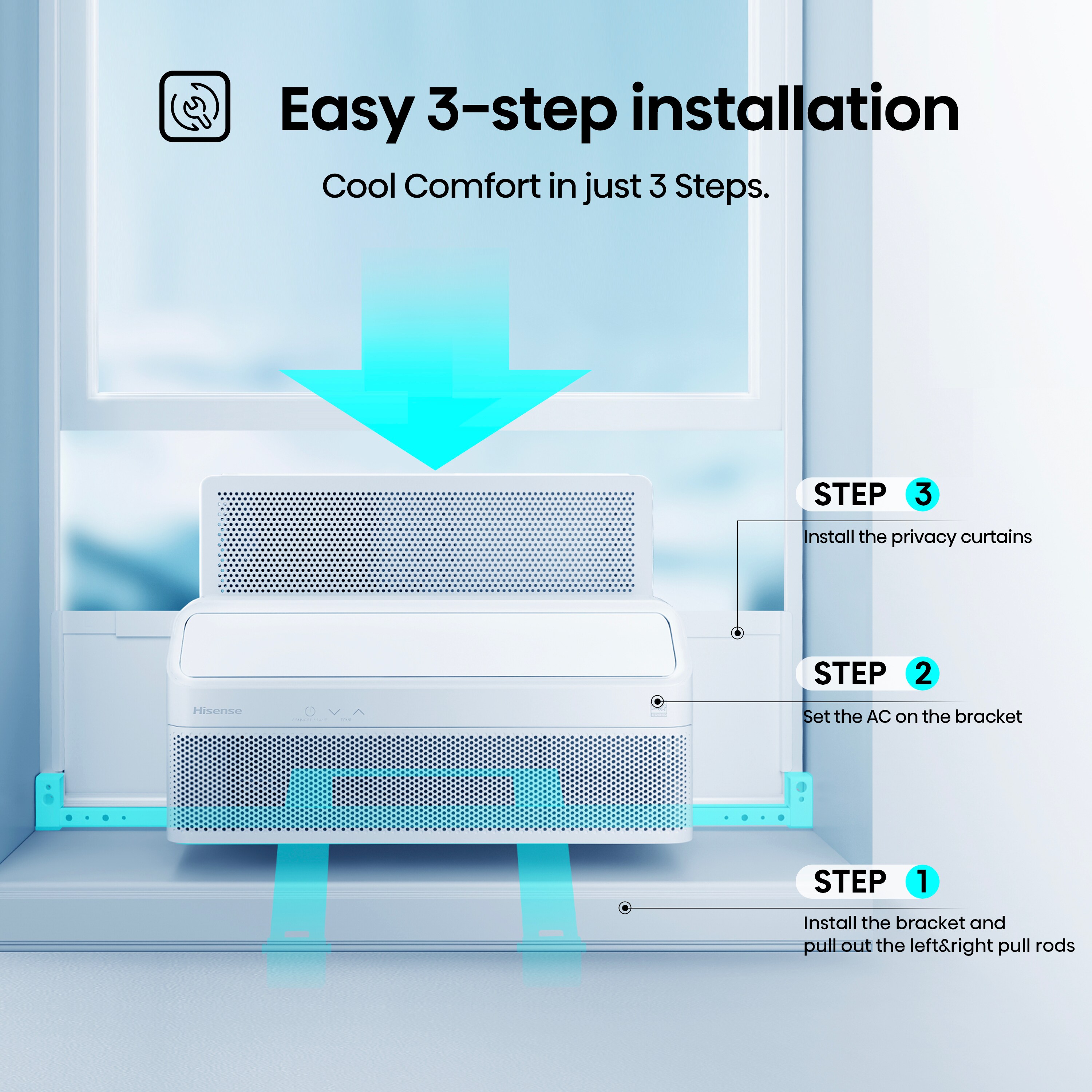 Hisense AWUS1225TW Window-Air-Conditioners - View #11