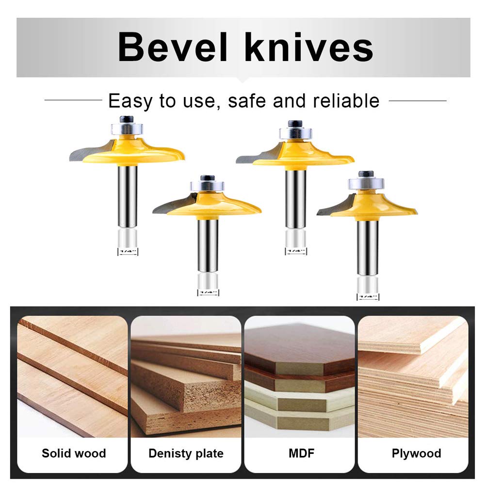 SenQWFa LDC0814Q167 Edge-Forming-Router-Bits - View #6