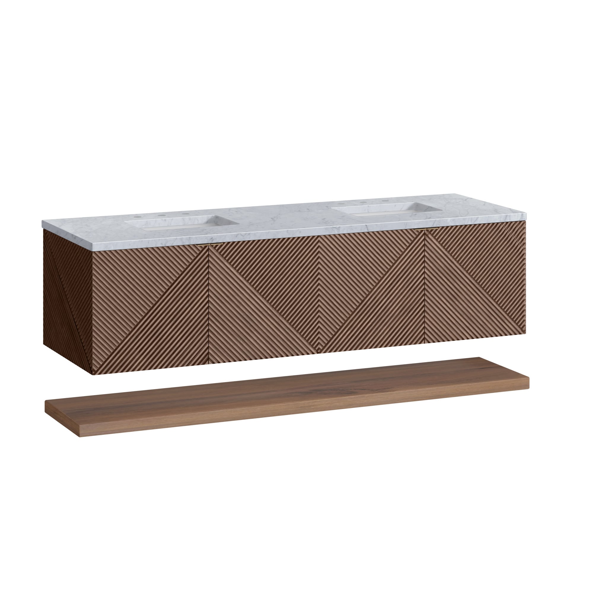 James Martin Vanities D200-V72-CSN-3CAR Bath-Vanity-Combo - View #6