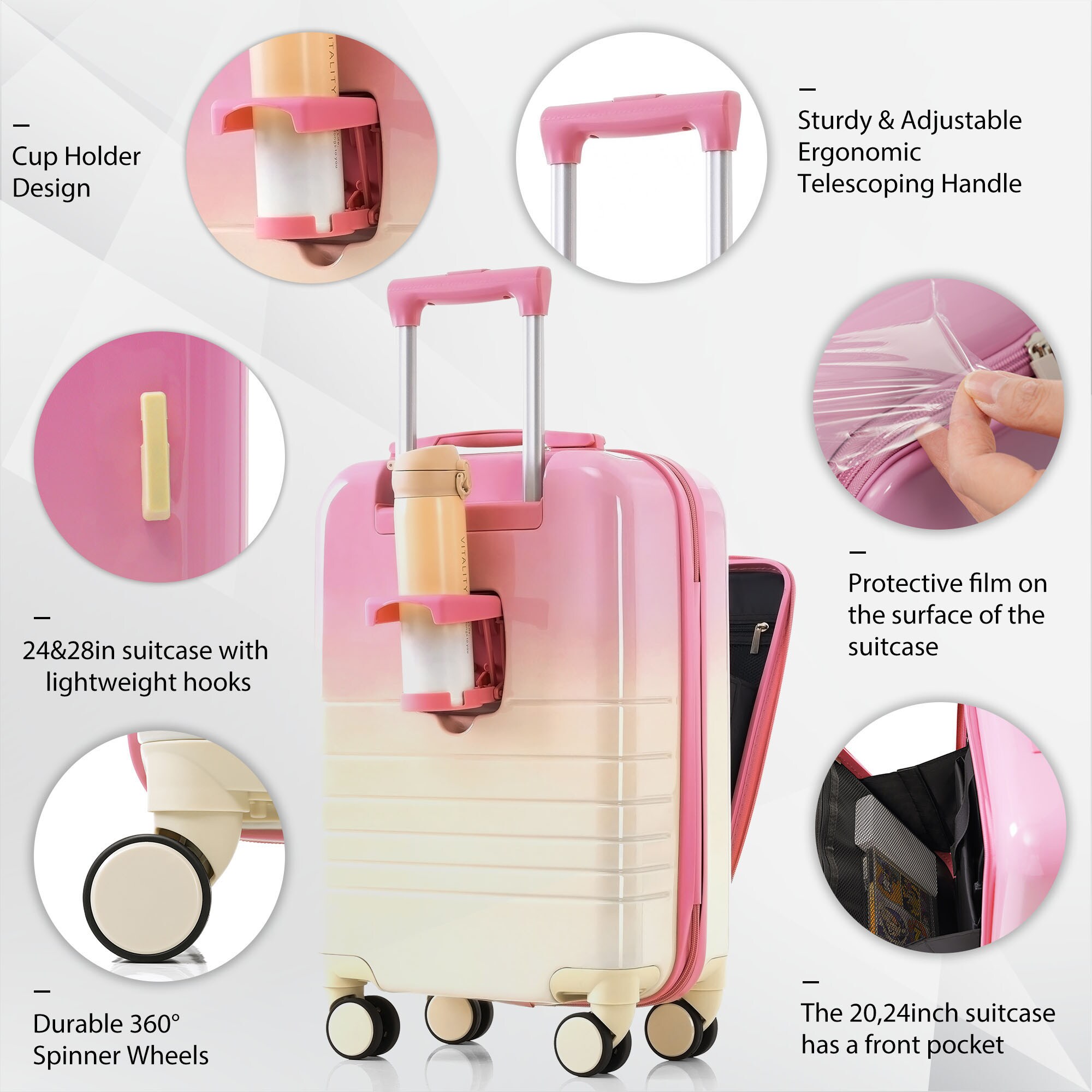Bybafun YD9600011 Luggage-And-Luggage-Sets - View #9
