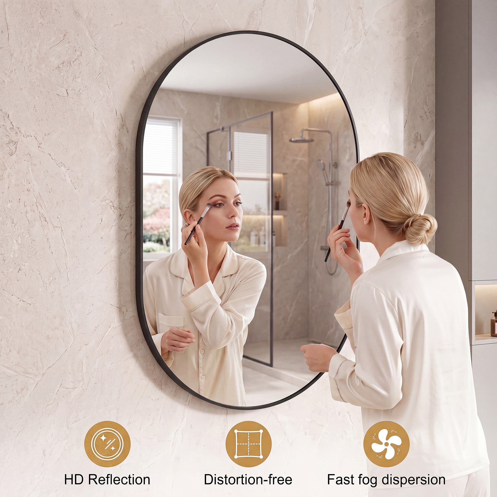 Sweetcrispy L-FM-BGJ5YTY-2030BK Decor-Mirrors - View #5