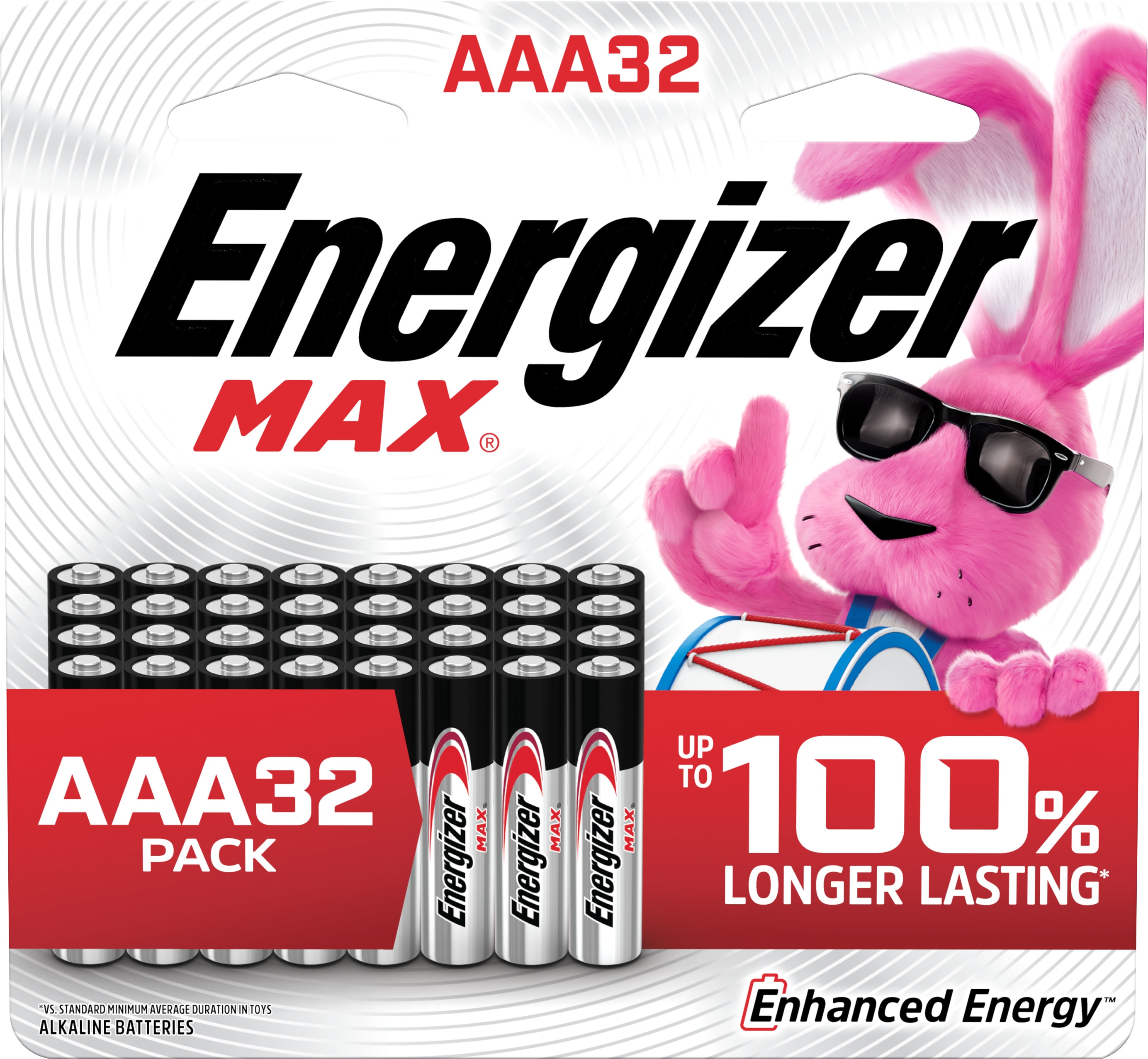 Energizer MAX Alkaline AAA Batteries ( 32 -Pack) #E304295200