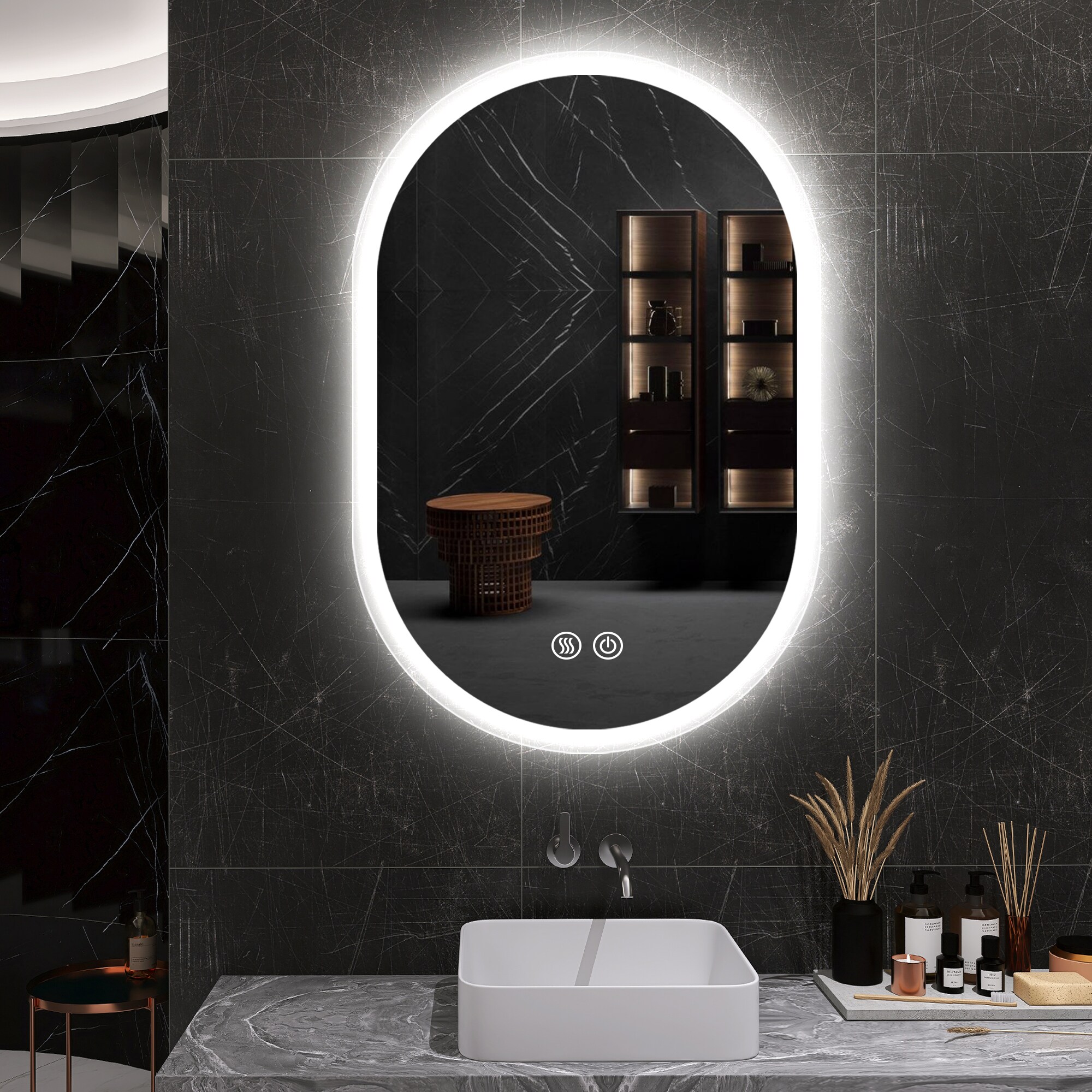 Forclover WBSGOYF19 Framed-Bath-Mirrors - View #8