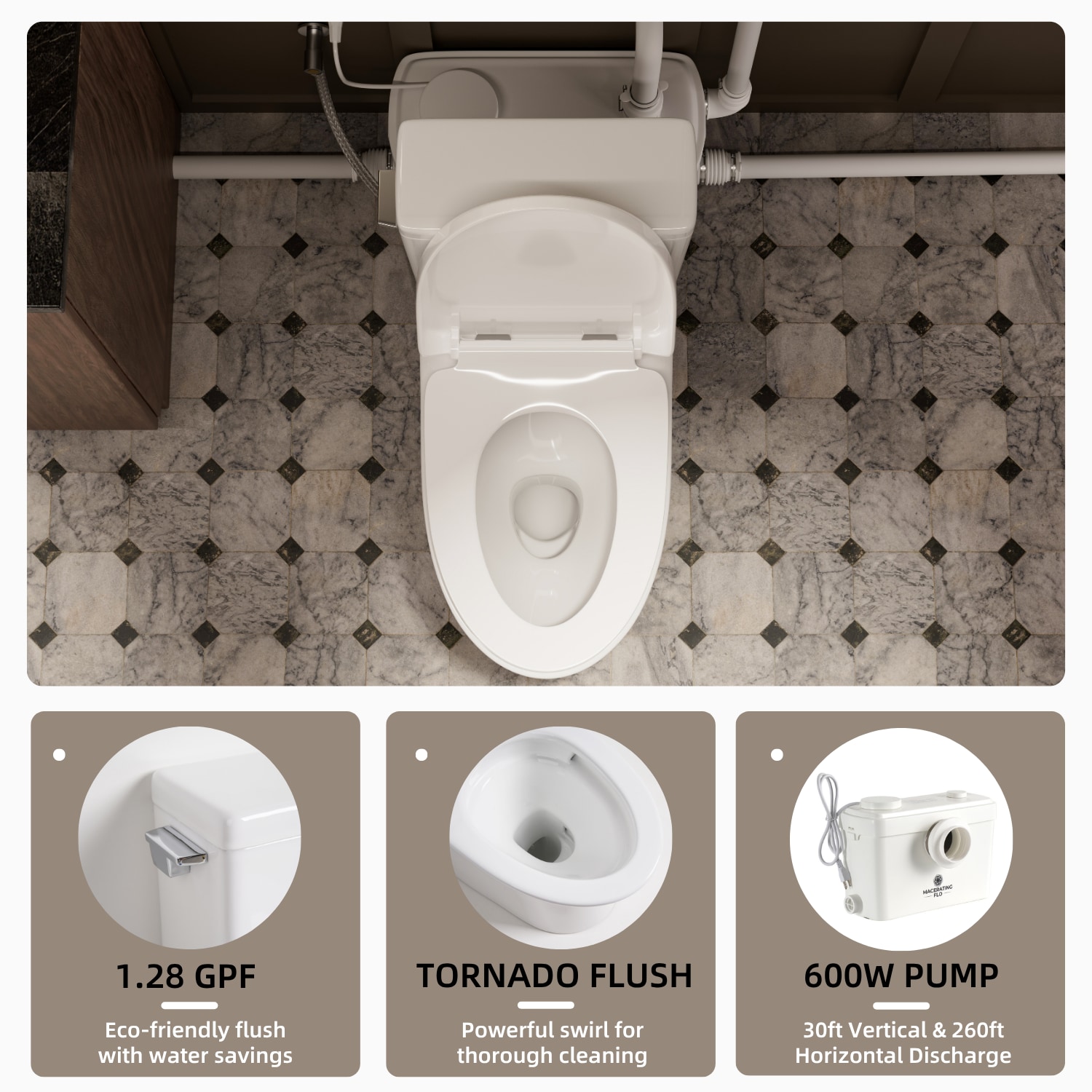 Maceratingflo LSMF600T05 toilets - View #7