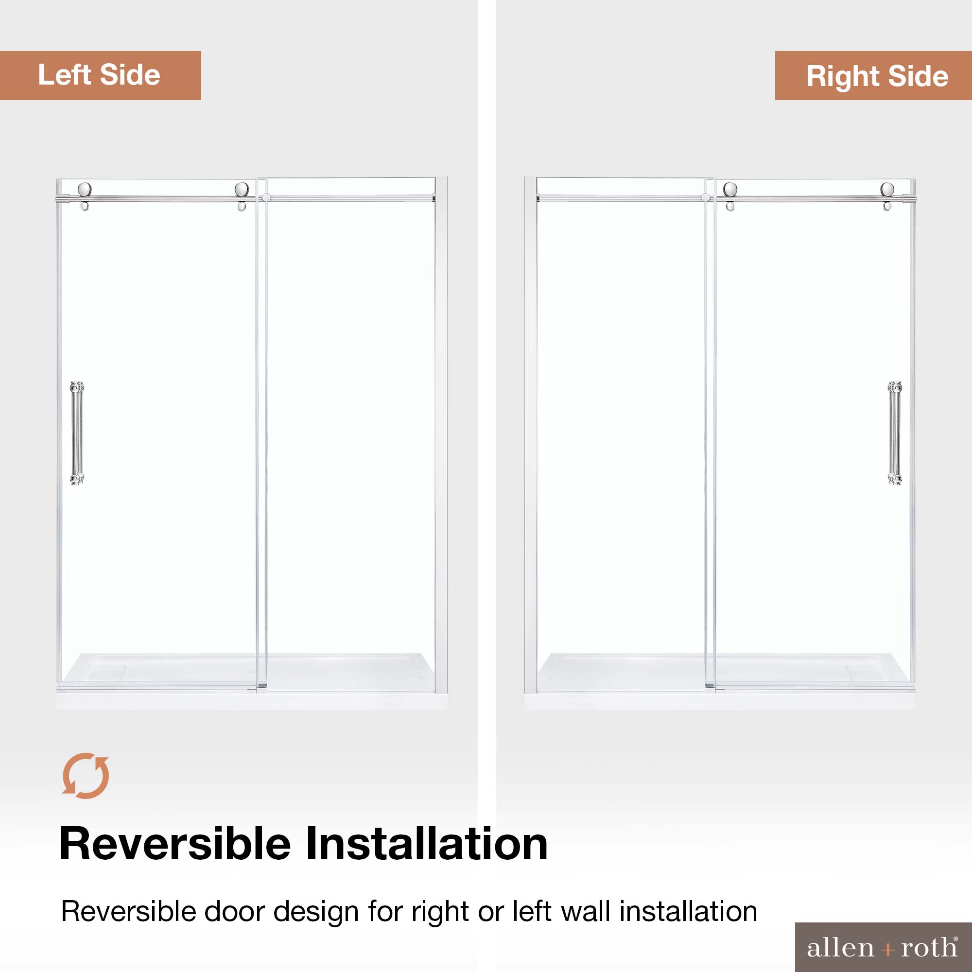 allen + roth ELLUM-SC-60GP-CH Shower-Doors - View #12