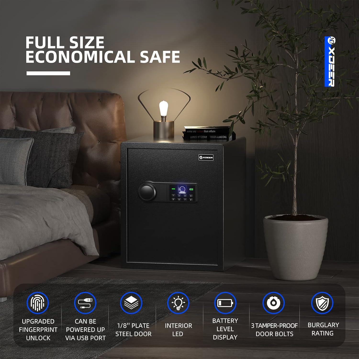 XDeer B0B5R75MR2 Gun-Safes - View #3