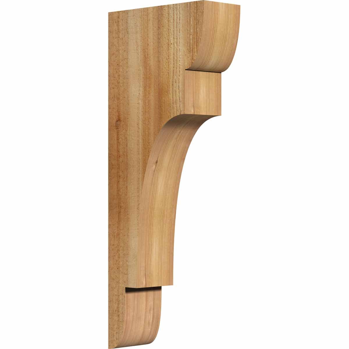 Ekena Millwork COR04X10X26NEB00RWR 4-in x 10-in x 26-in New brighton Unfinished Western red cedar Wood Paintable/Stainable Corbel