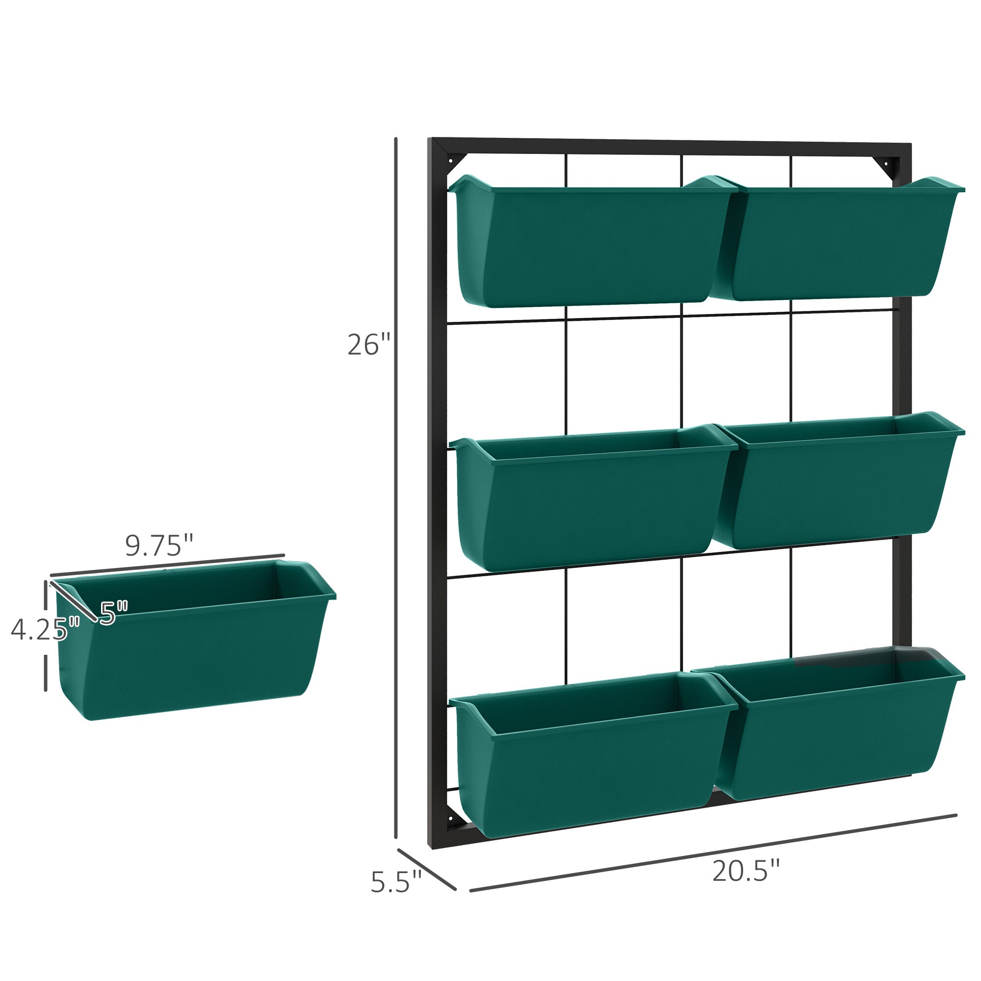 Outsunny 84H-051V00GN Plant-Stand - View #3