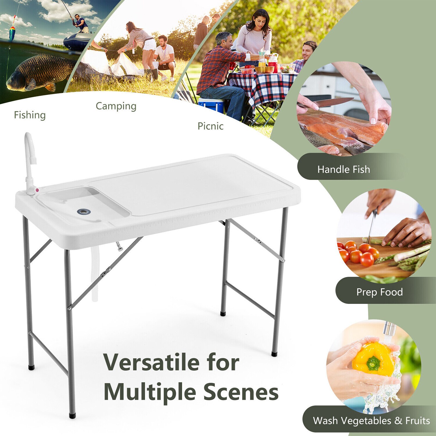 WELLFOR TDZ10266 Patio-Tables - View #6