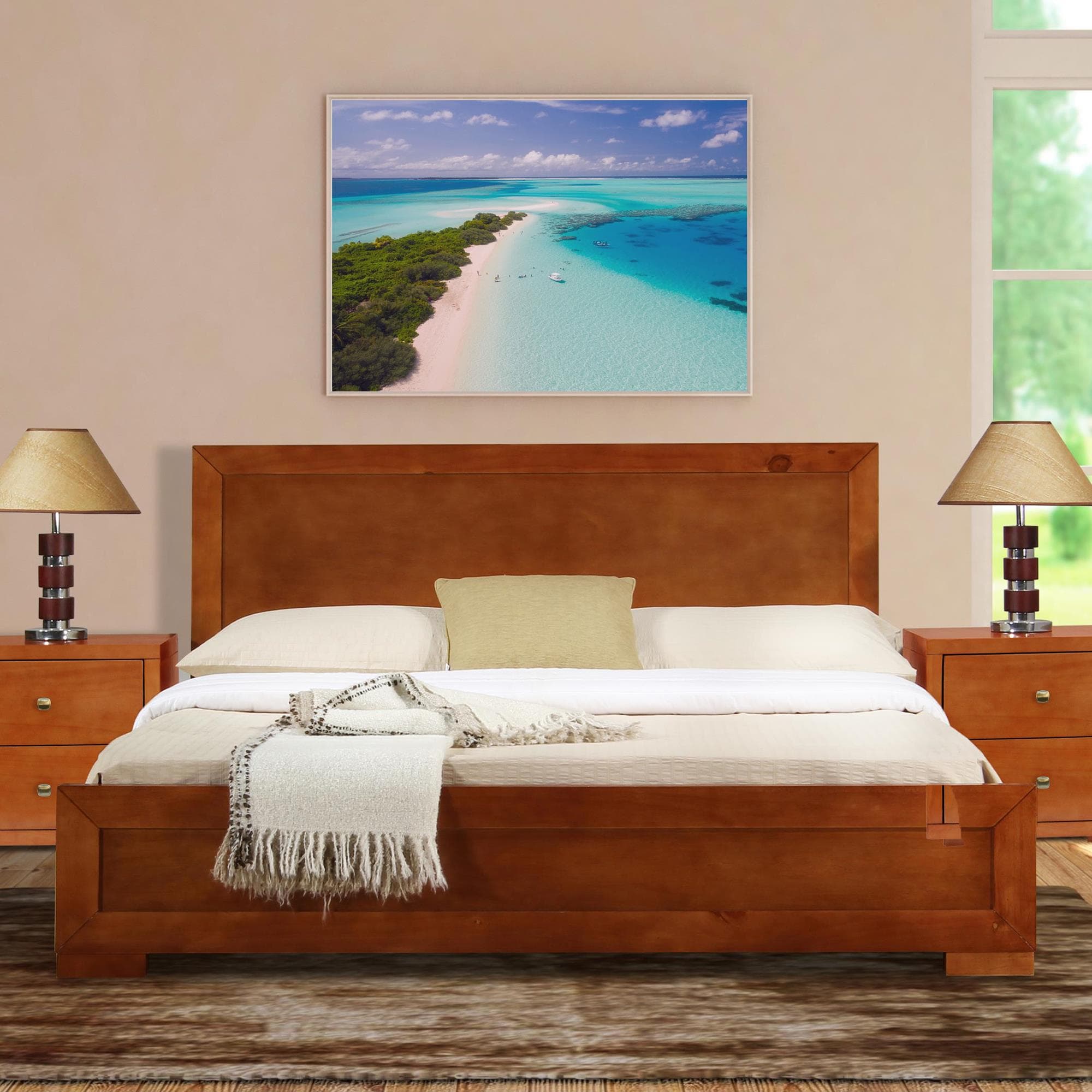 Camden Isle 312734 Trent Cherry Queen Bedroom Set
