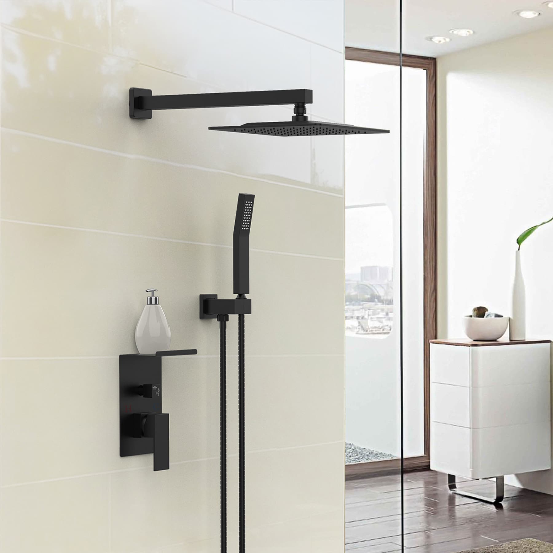 Topcraft TC-98102-10H Showerhead-Bar-Panels - View #4