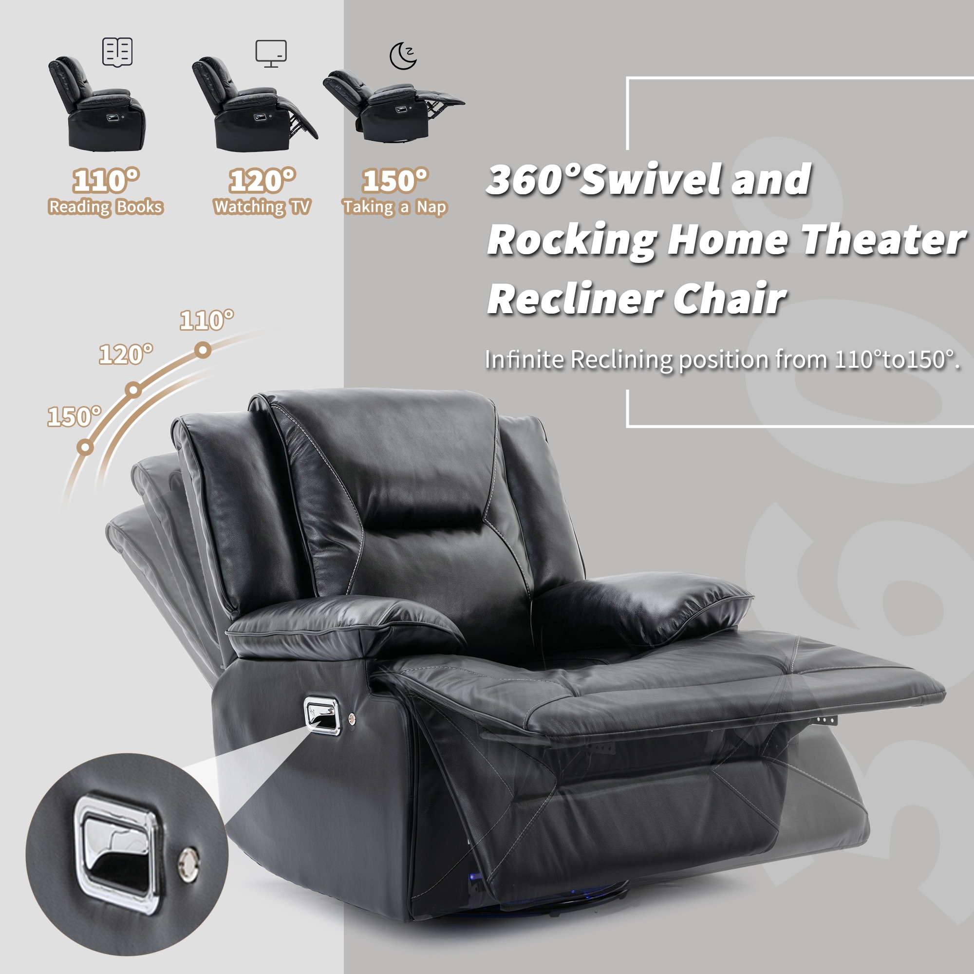LOVMOR SF-WO-WF323621AAB recliners - View #3