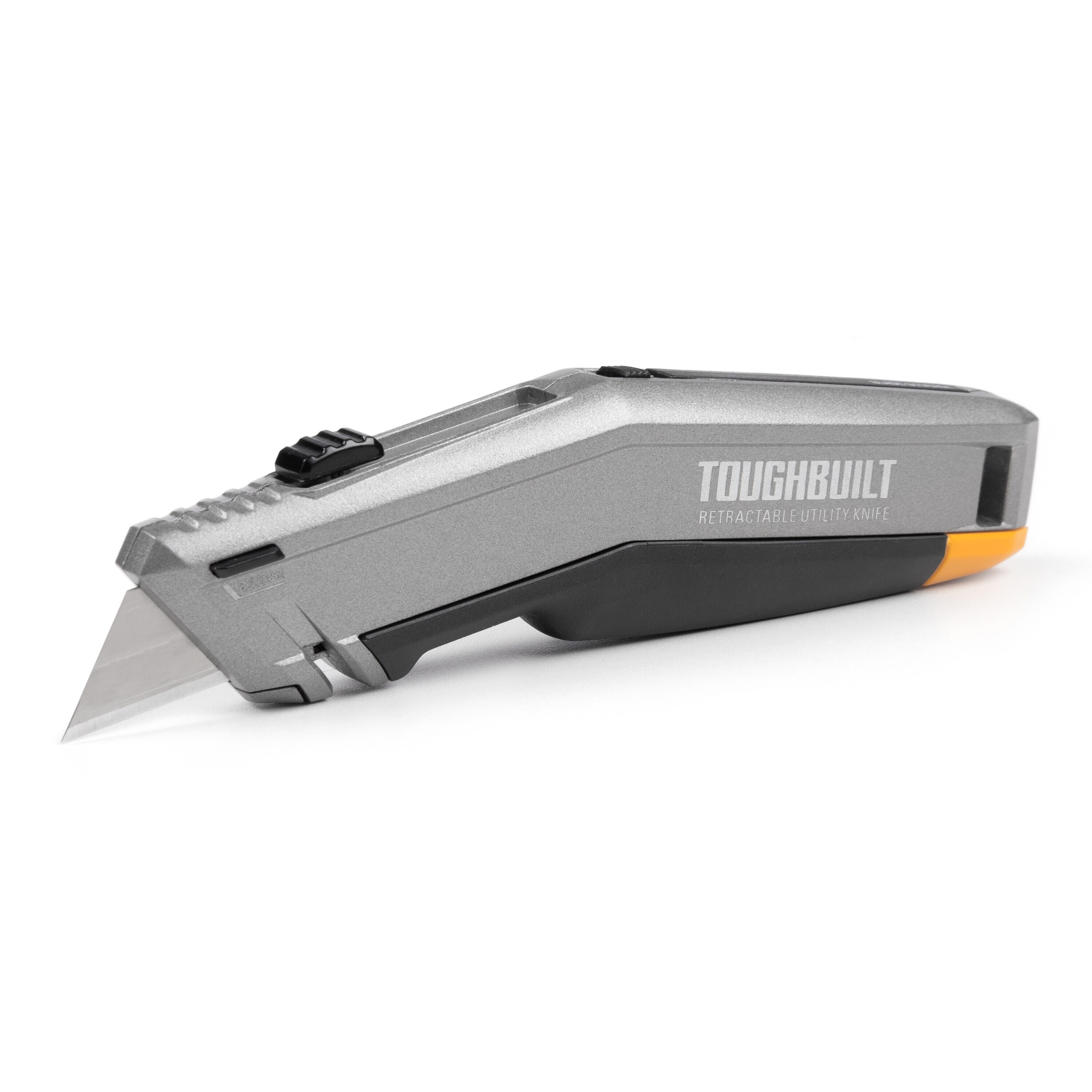 Toughbuilt - Utility Knife: 6″ Handle Length, Retractable - 14183081 - MSC  Industrial Supply