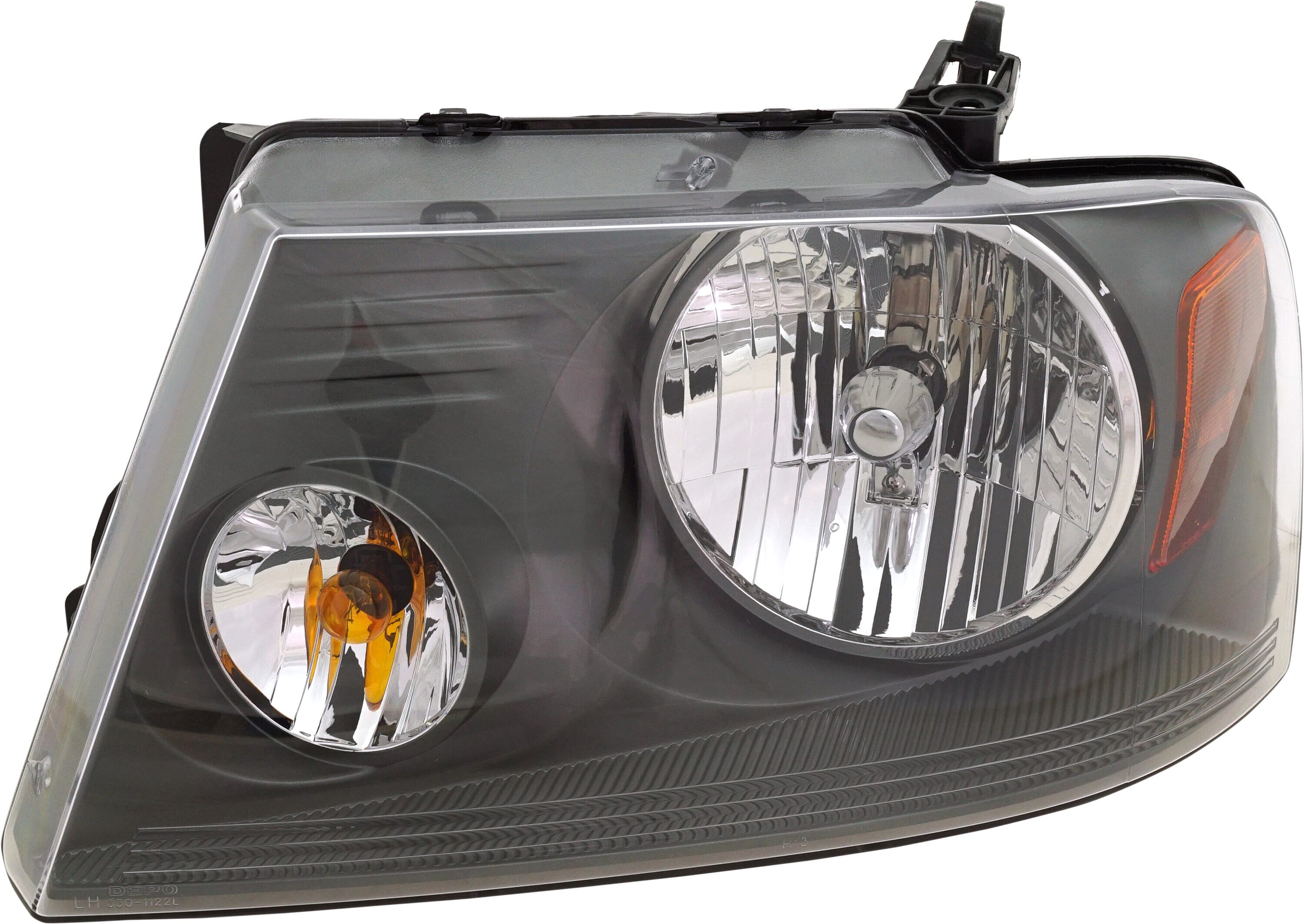 Garage-Pro JCWREPF100130GP Driver Side Headlight Ford F-150 2007-2008 Halogen with Bulb(s) Crew Cab- For Models with Fx4 Luxury Package Replaces# 7l3z13008da