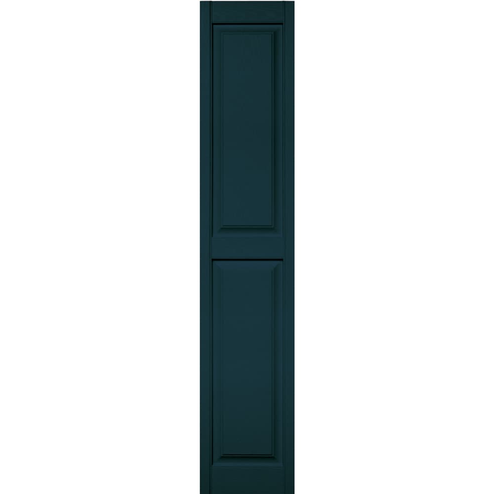 Vantage V4711475166 14.875-in W x 74.75-in H Indigo Blue Raised panel Exterior Shutters ( 1 -Pack )