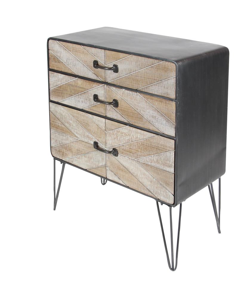 Grayson Lane Brown 3 Drawer 3-Drawer Accent Chest in the Chests ...