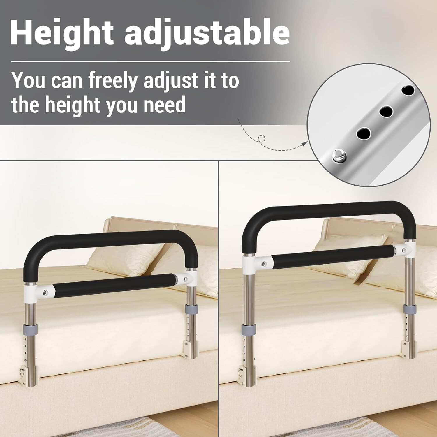 Qeetex GGL-PHH-334BKL9S Bed-Rails - View #5