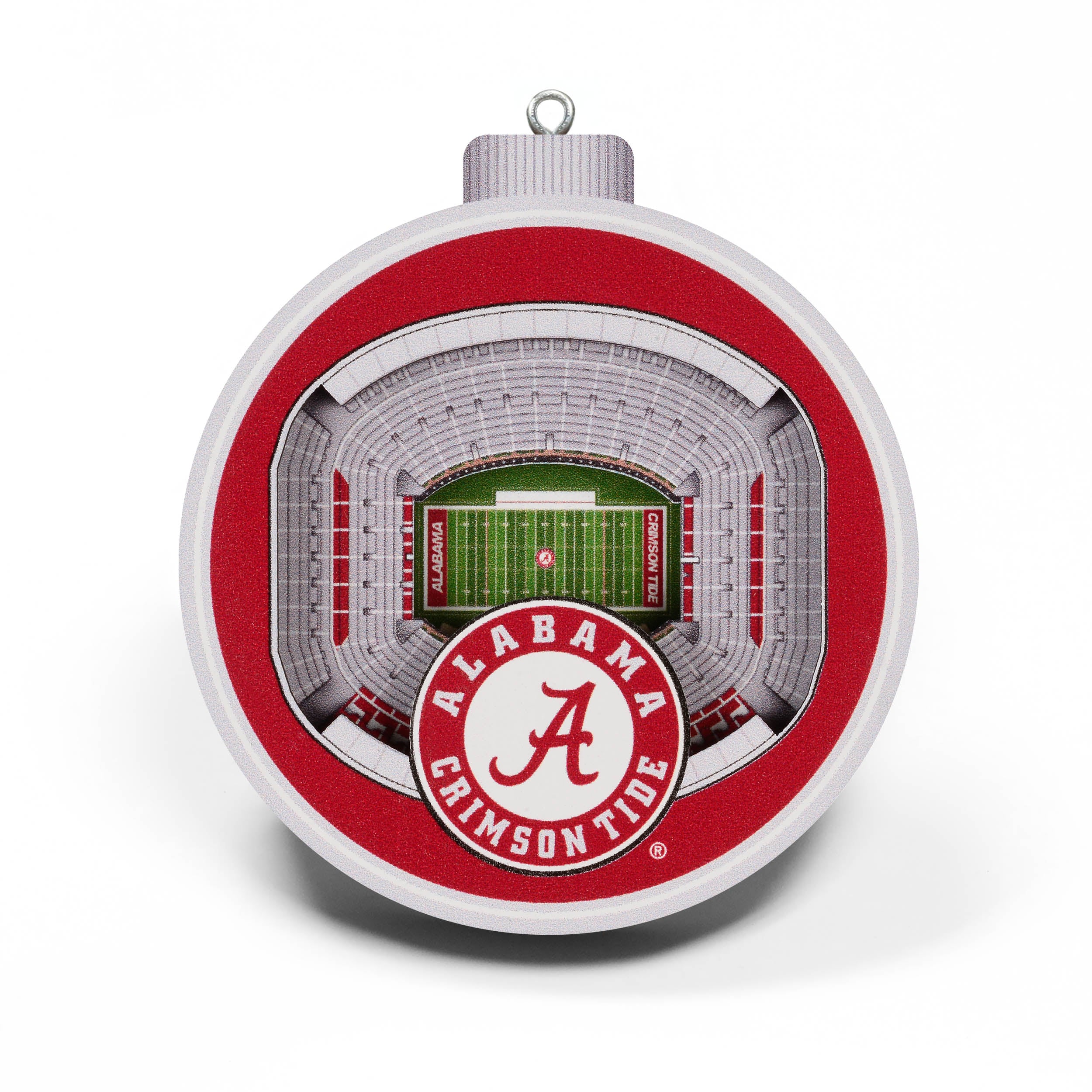 Sportula 8496107 Alabama Crimson Tide Multiple colors/finishes Sports Standard Indoor Ornament Shatterproof