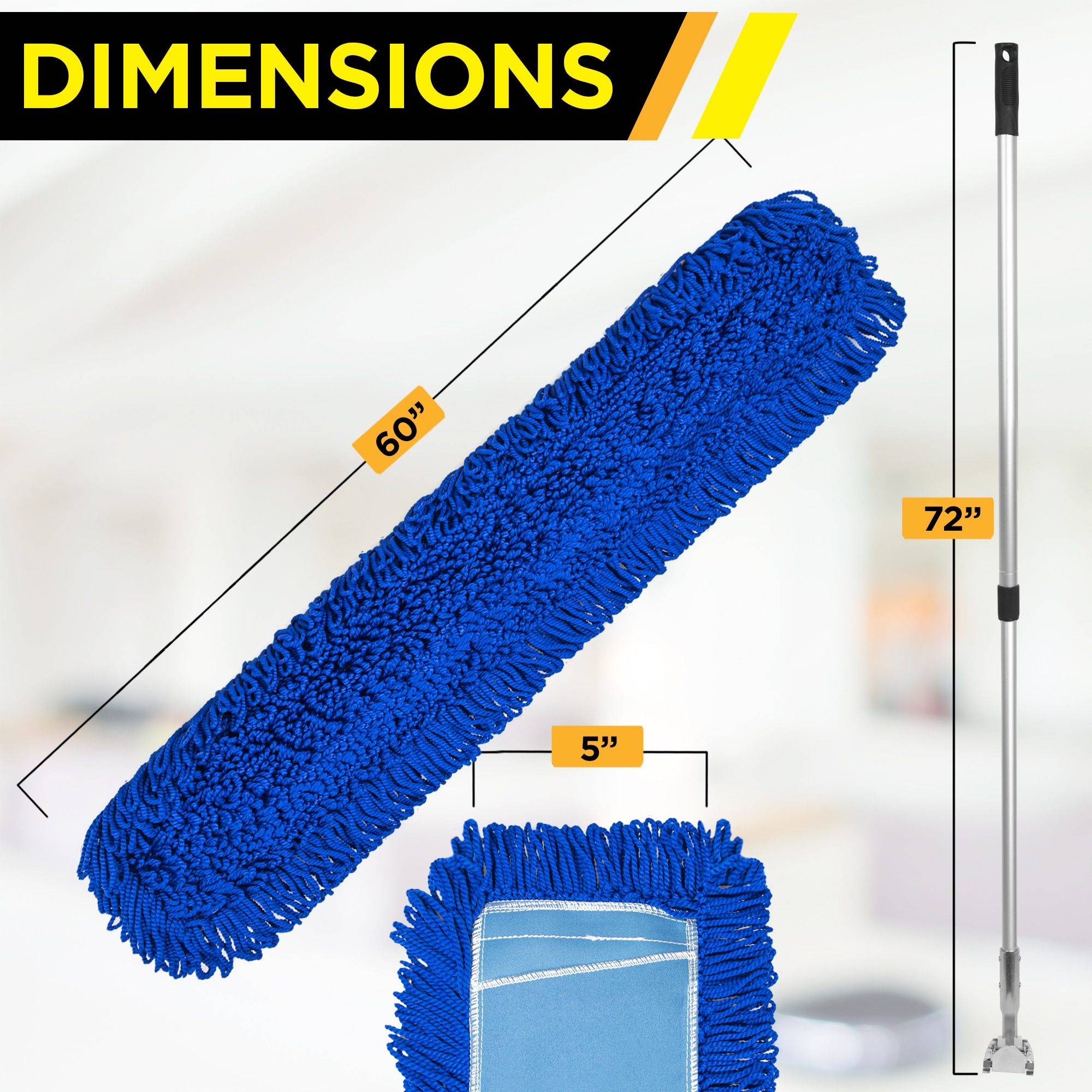Gritt Commercial 174-60-T-4PKGRI Dust-Mops - View #3