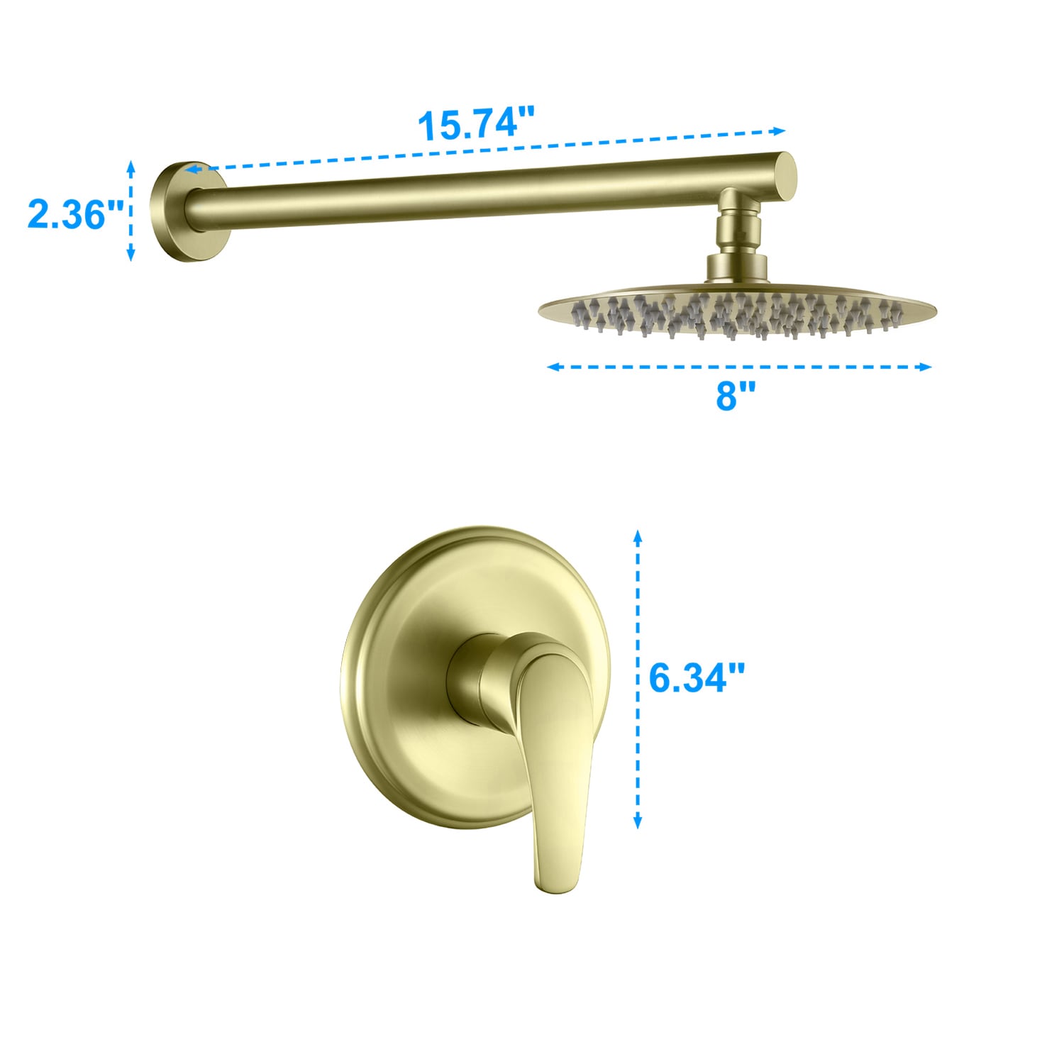 Cobbe RSF0108G Showerhead-Bar-Panels - View #7