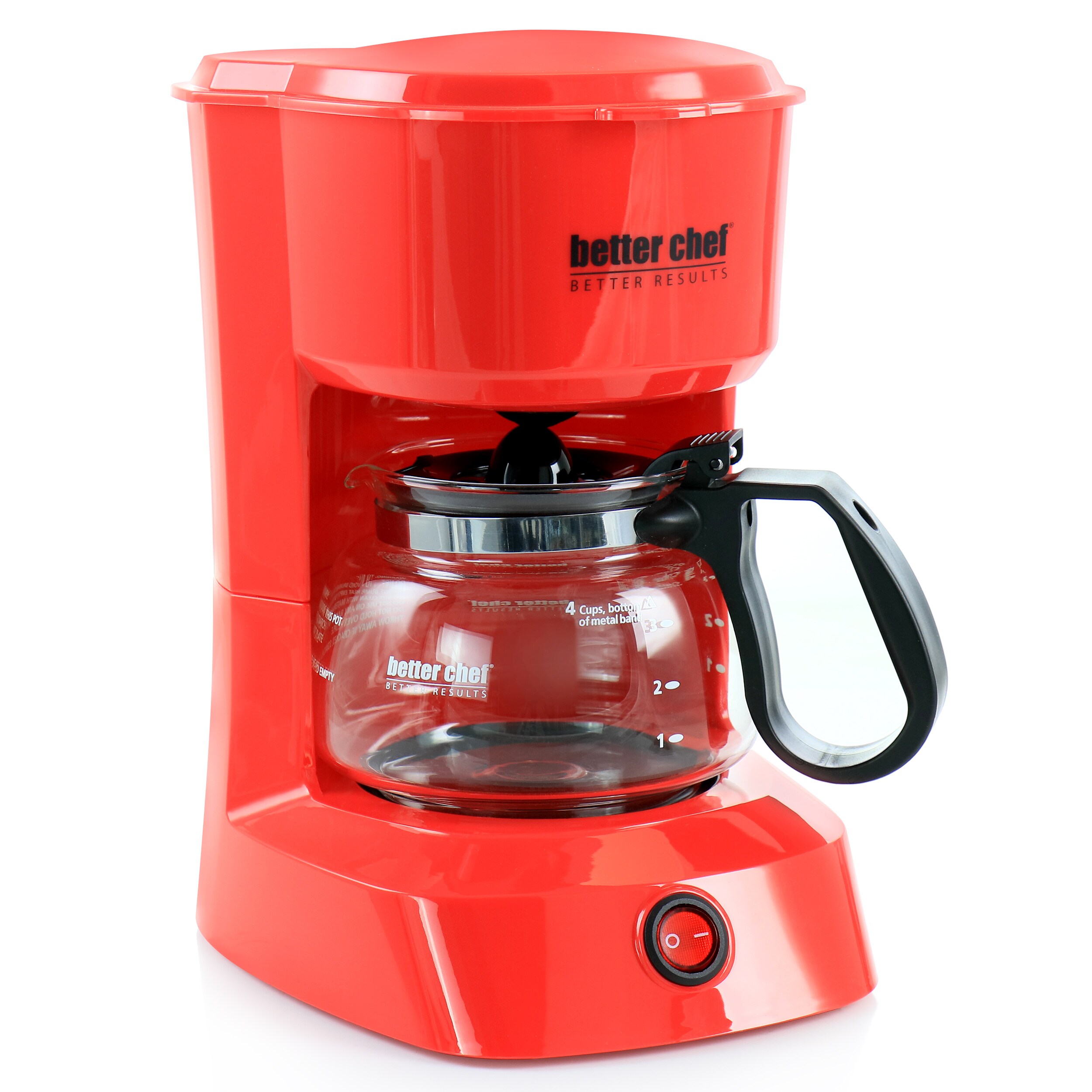 Mr. Coffee 12-Cup Capacity Programmable Drip Coffee Maker, Red 