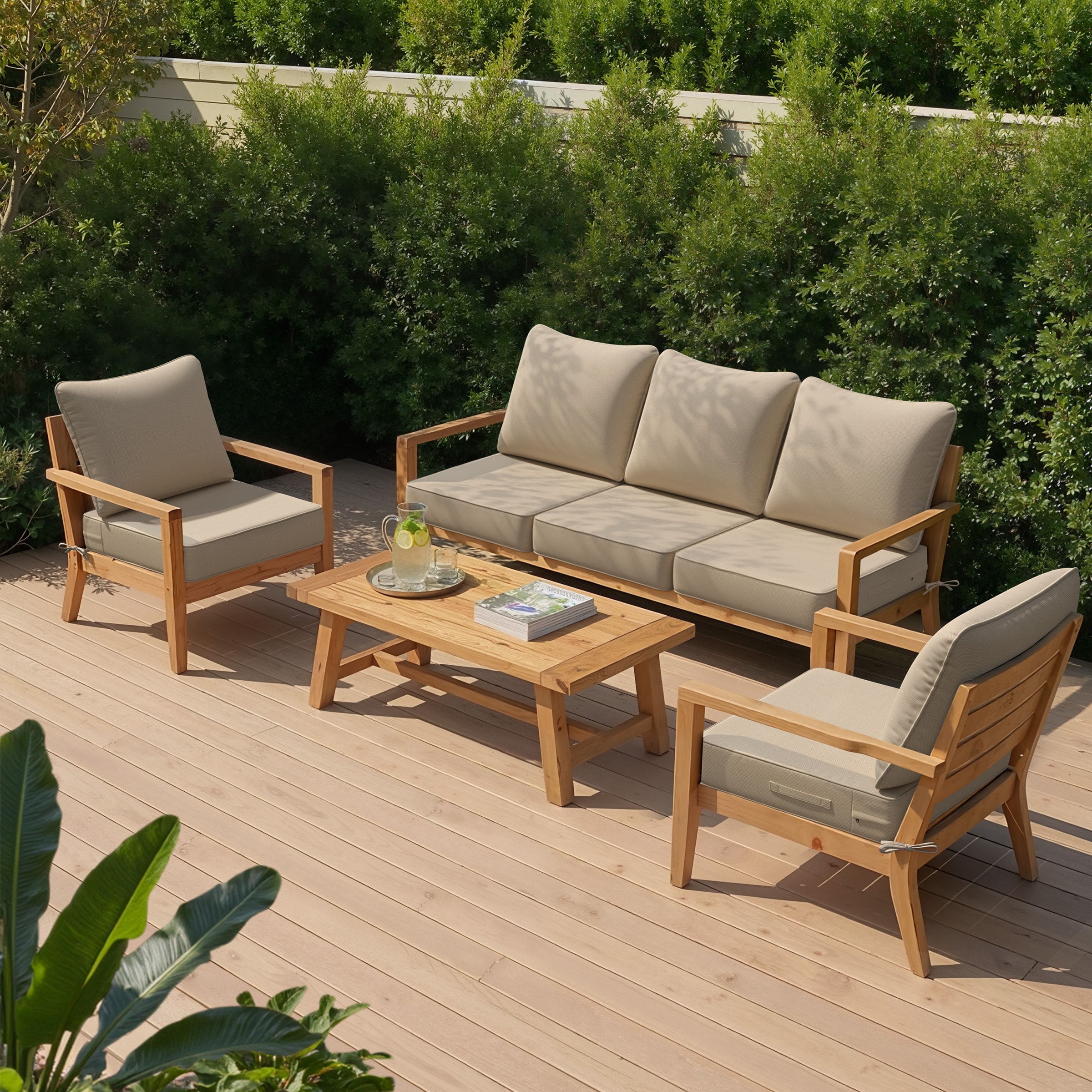 Pellebant ST25-CU112BEI-2 Patio-Furniture-Cushions - View #3