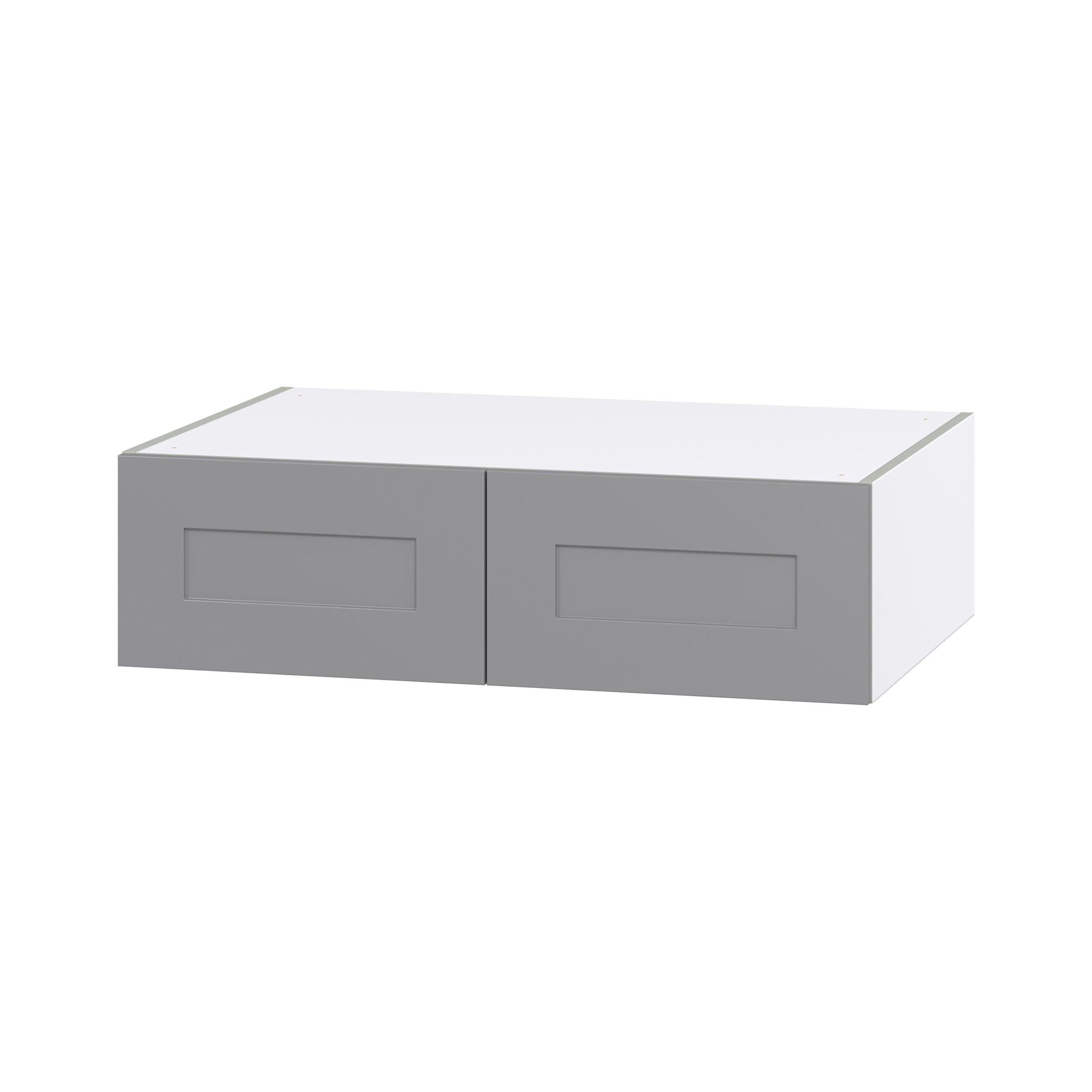 Hugo&Borg DSW361024-BM Beaumont 36-in W x 10-in H x 24-in D Slate Gray Wall Fully assembled Cabinet (Flat Panel Shaker)