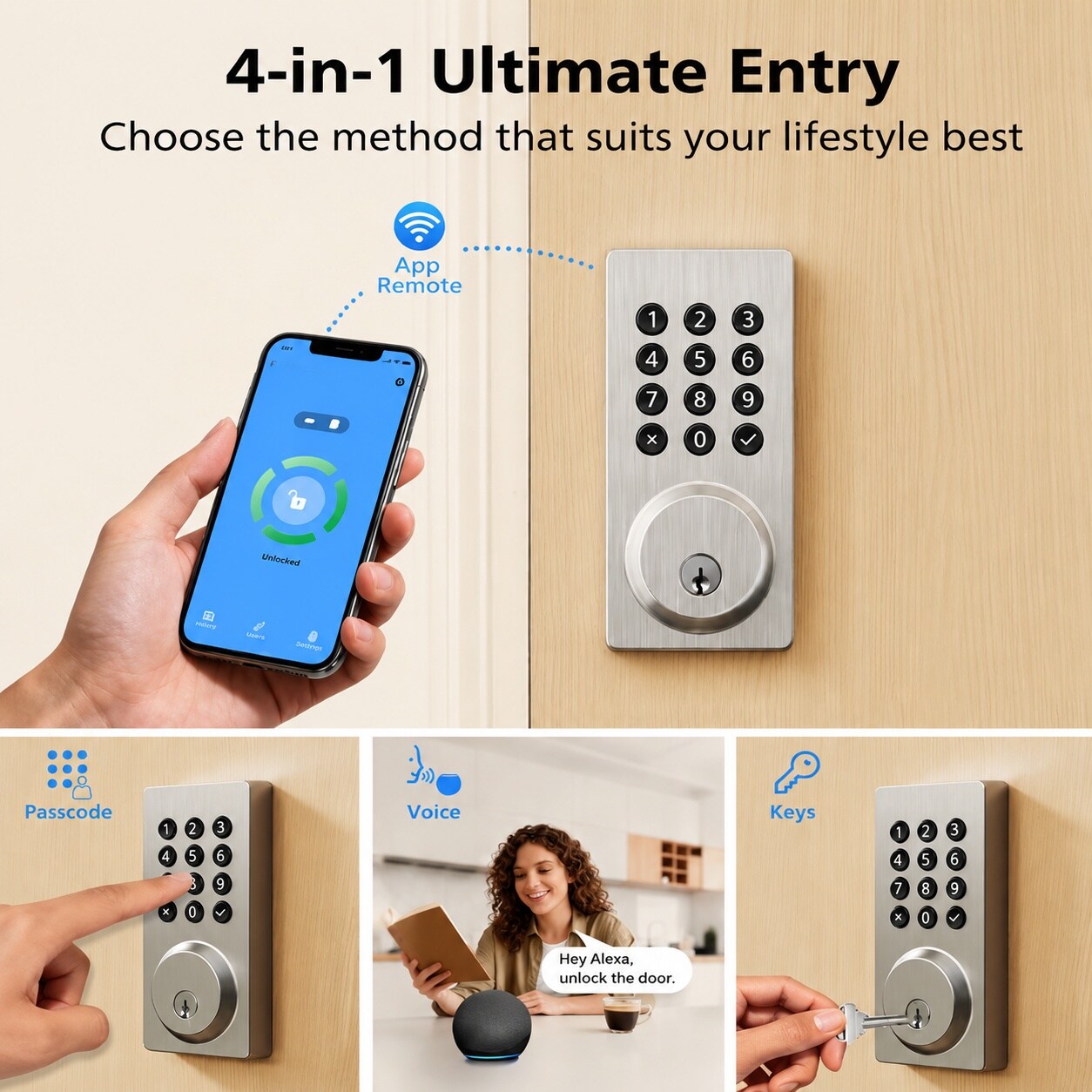 AOIZGMY LAZ0718Z029 Electronic-Door-Locks - View #2