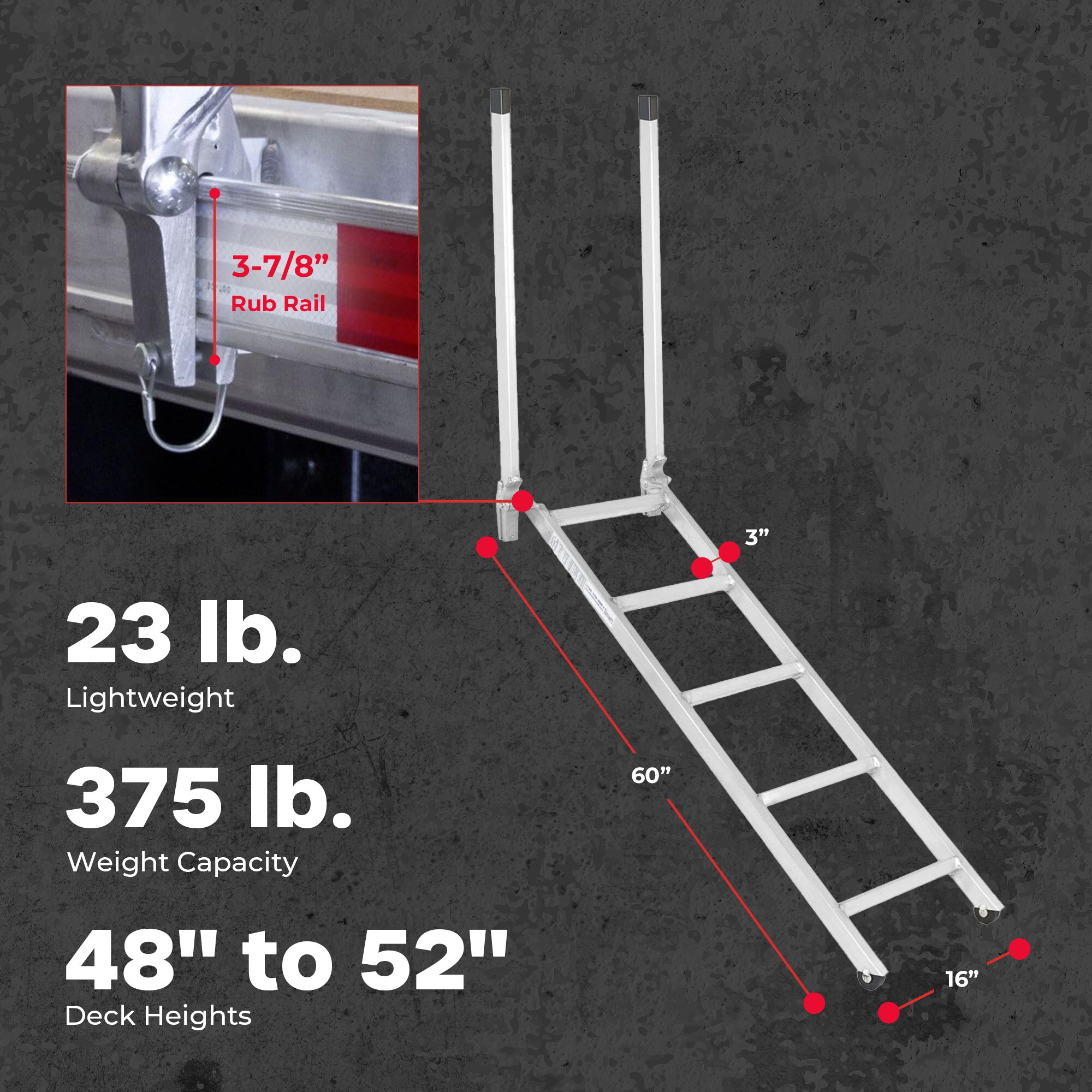 HD Ramps LADDER-16-60 Step-Ladders - View #3