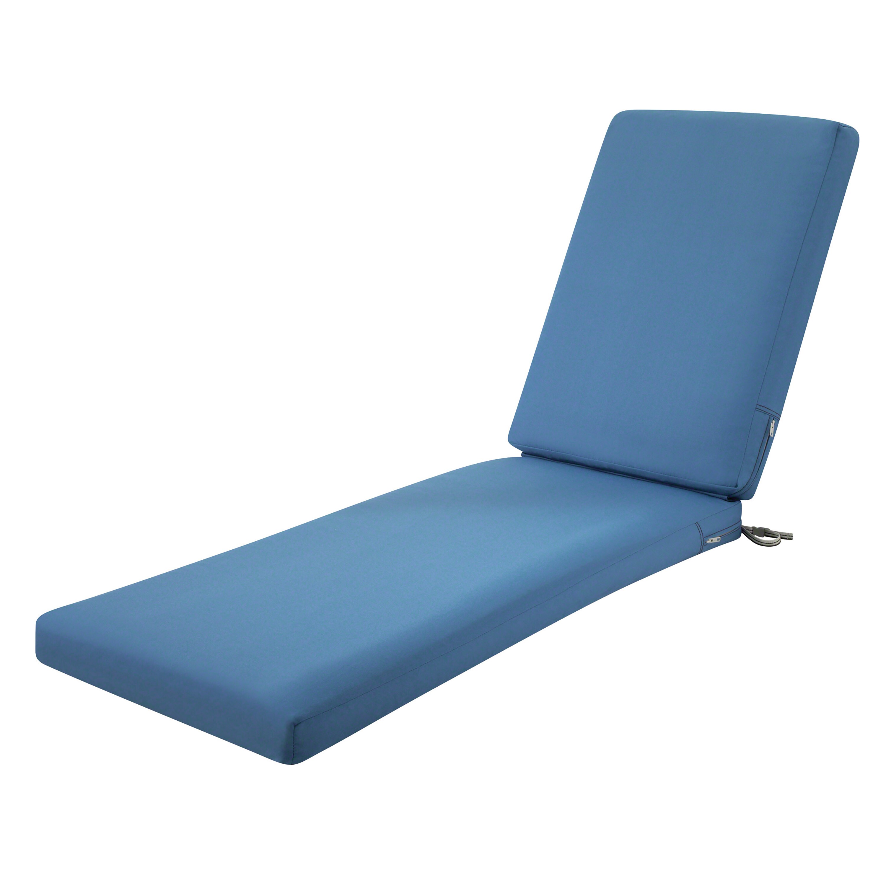 at føre Opmærksom Vurdering Classic Accessories Ravenna 80-in x 26-in 3-Piece Empire Blue Patio Chaise  Lounge Chair Cushion in the Patio Furniture Cushions department at Lowes.com
