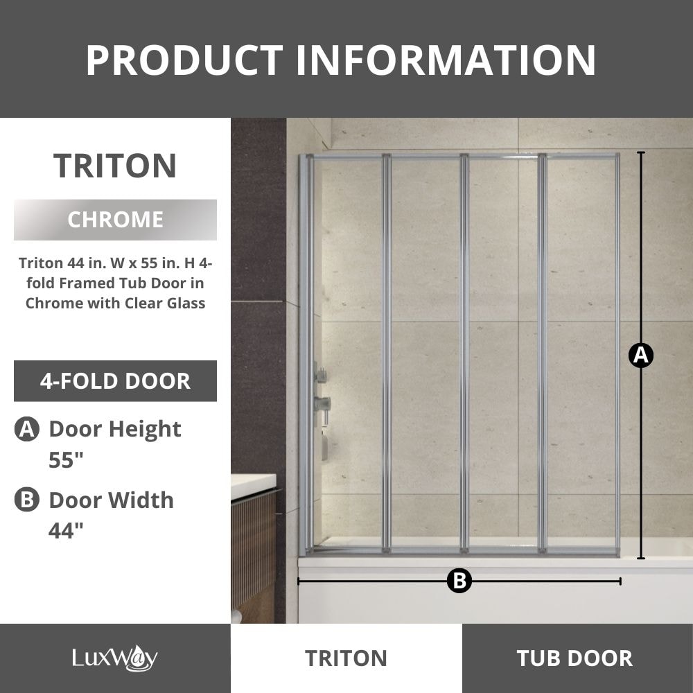 LuxWay SB0452-LUX-11 Bathtub-Doors - View #5