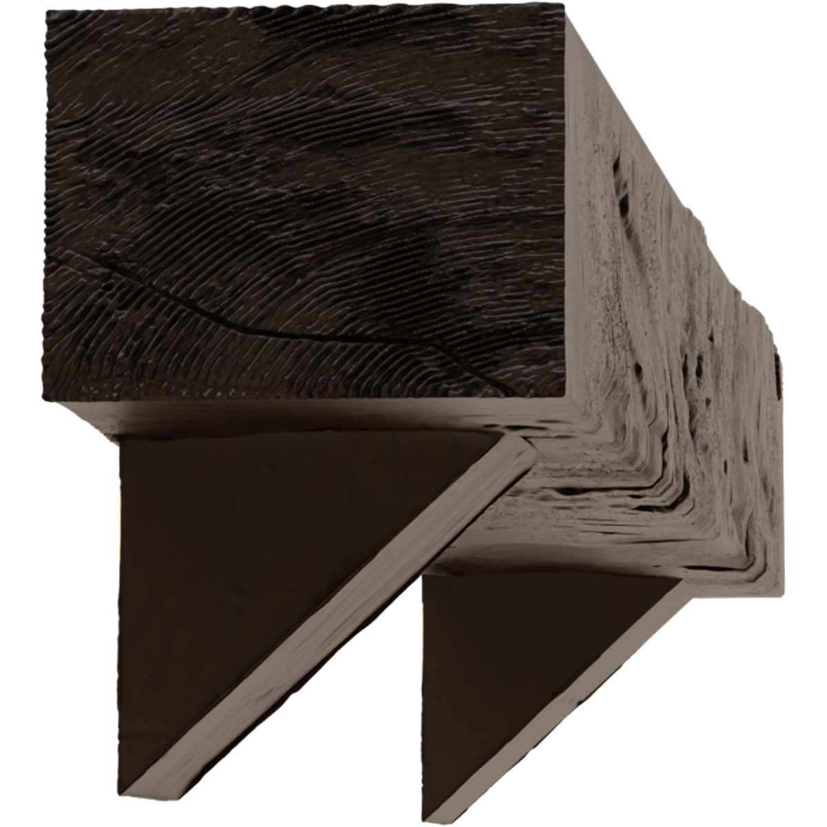 Ekena Millwork MANUHH06X10X60BKNM Mantel-Shelves - View #4