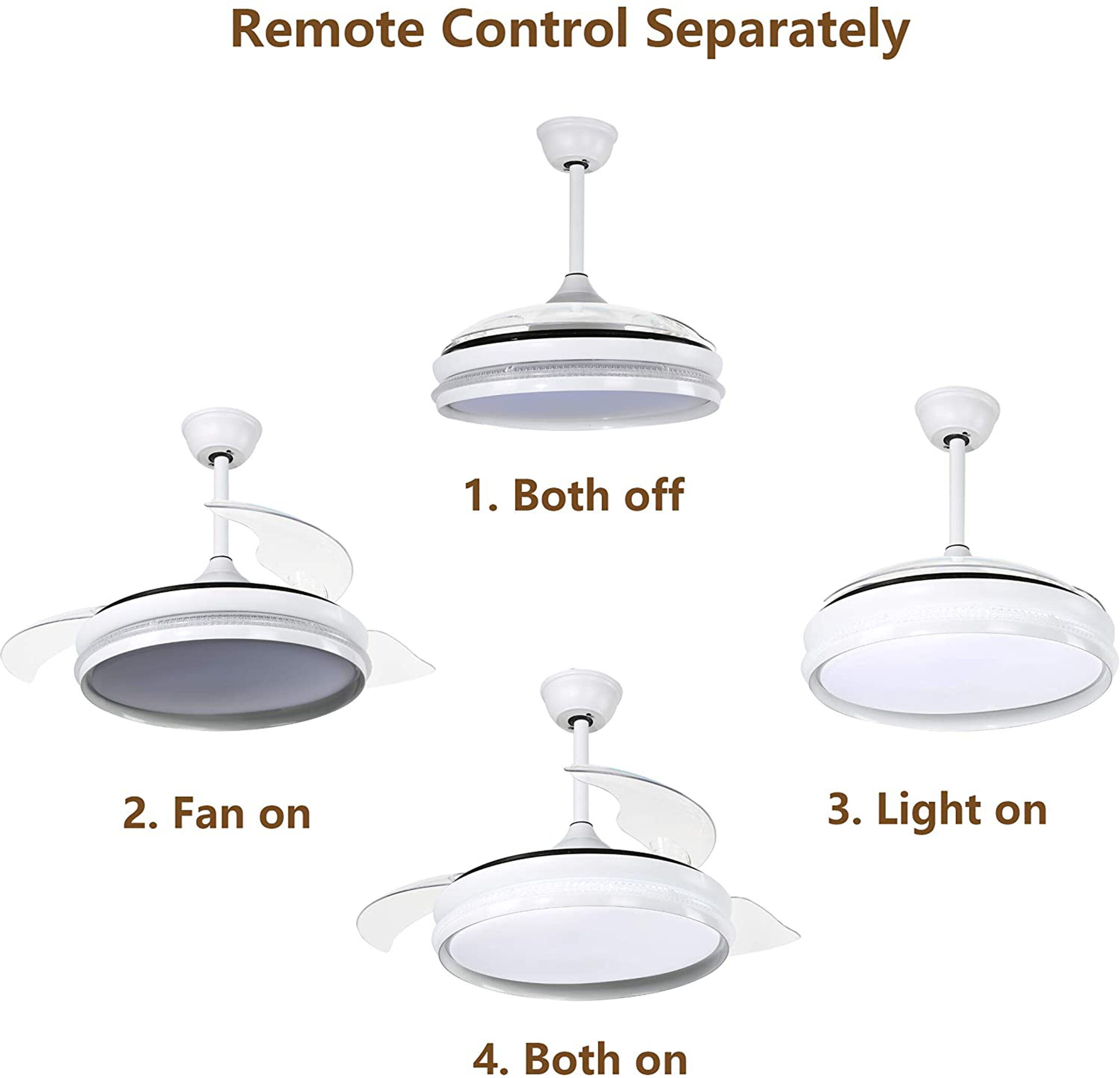 Oaks Decor BD4251-W Ceiling-Fans - View #6
