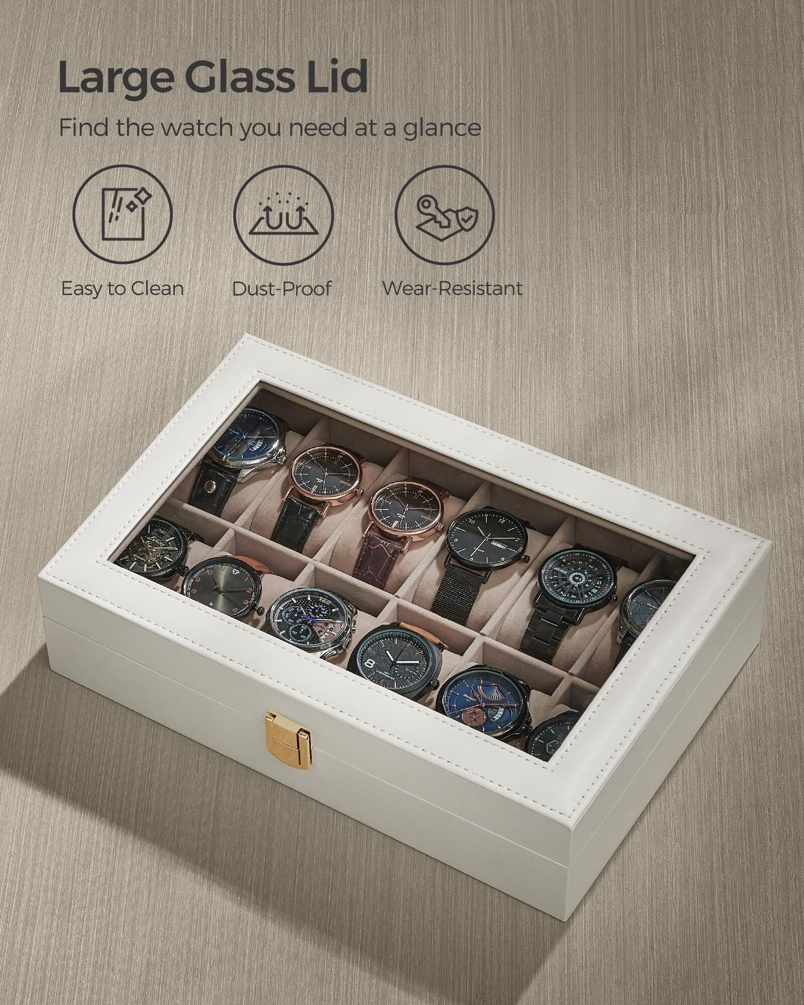 SONGMICS HOME JWB120W01 Jewelry-Organization - View #3