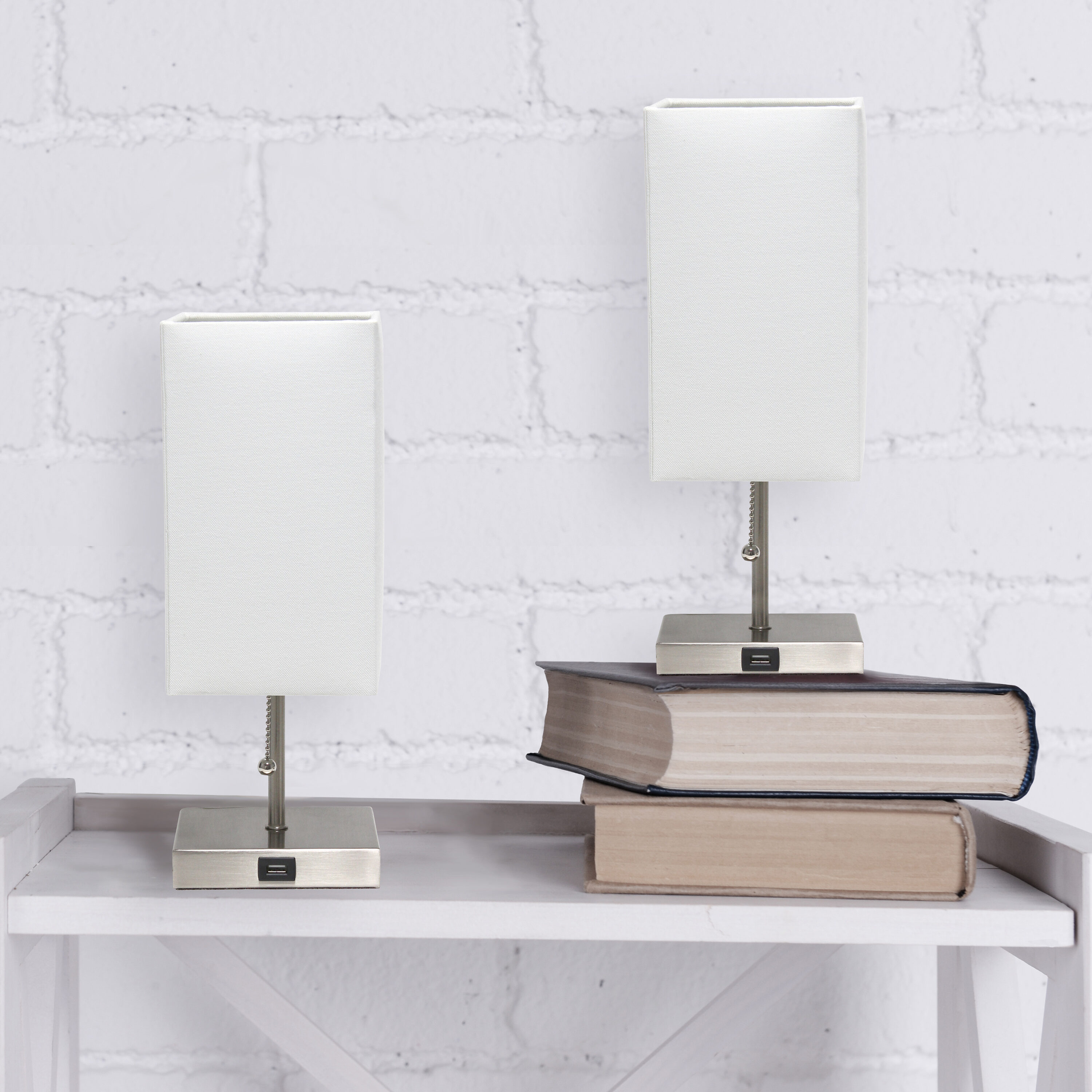 Simple Designs LC7000-WHT Table-Lamps - View #5