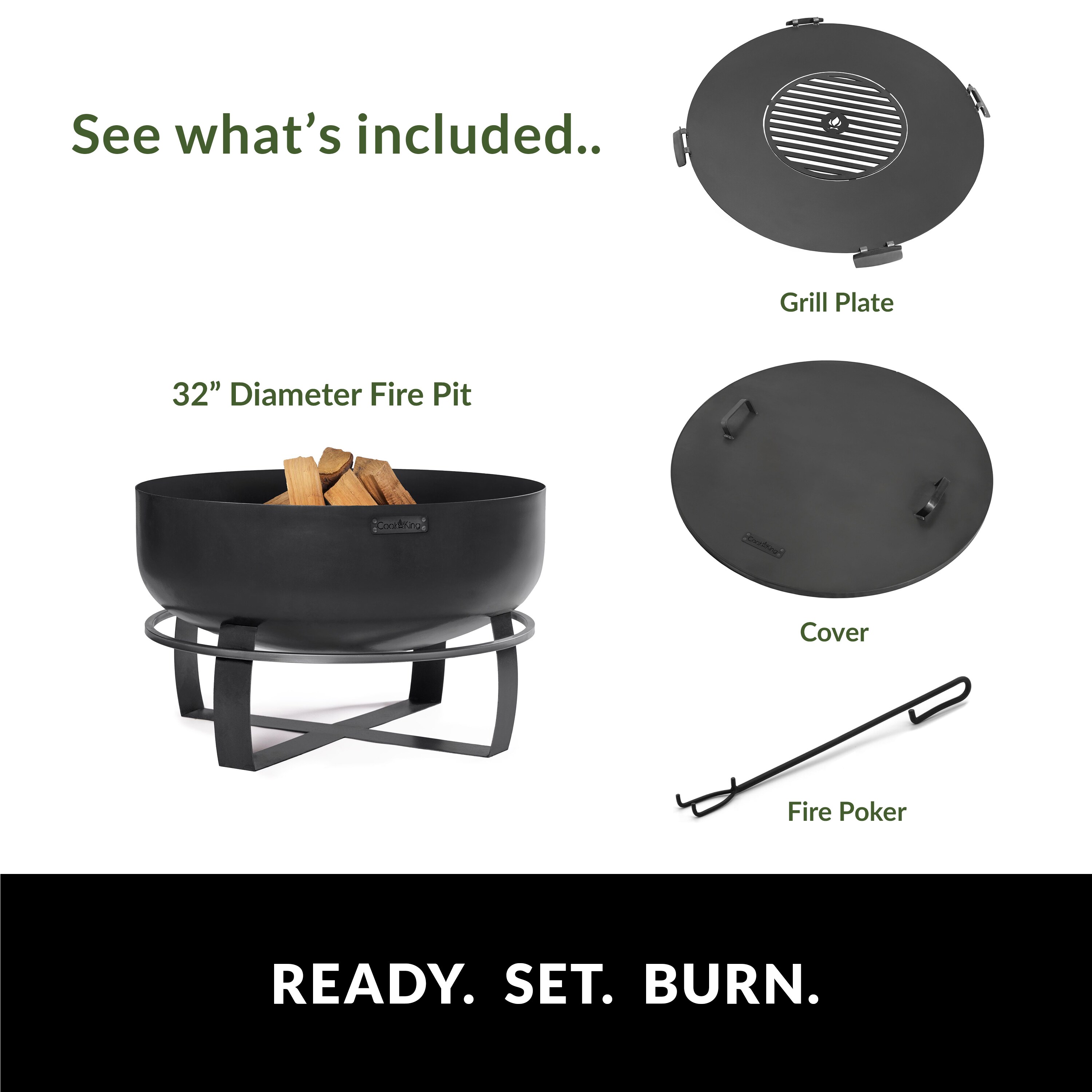Good Directions 111562GC Outdoor-Woodburning-Firepits - View #4