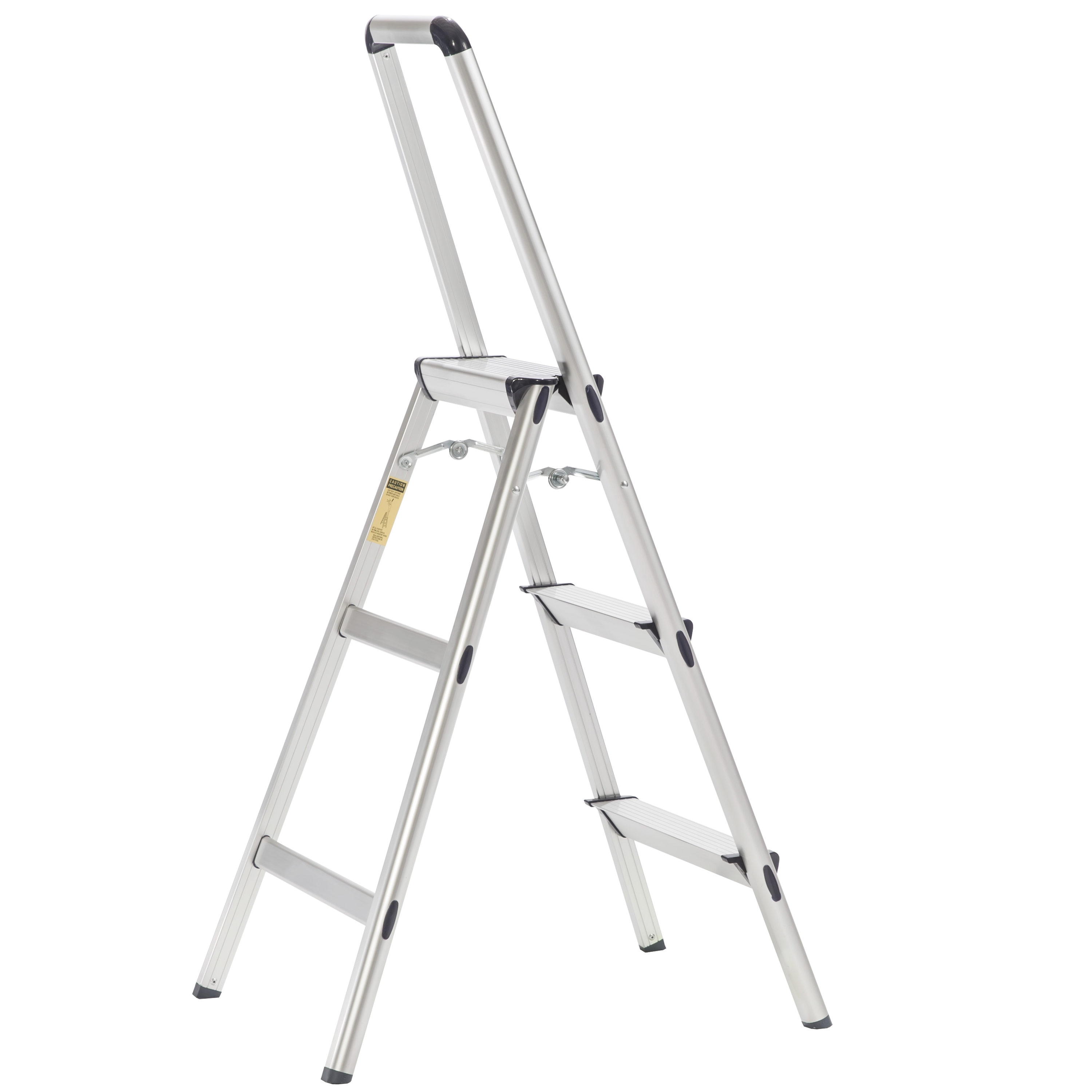 Xtend+Climb FT Series 3-Step 225-lb Capacity Silver Aluminum Foldable ...