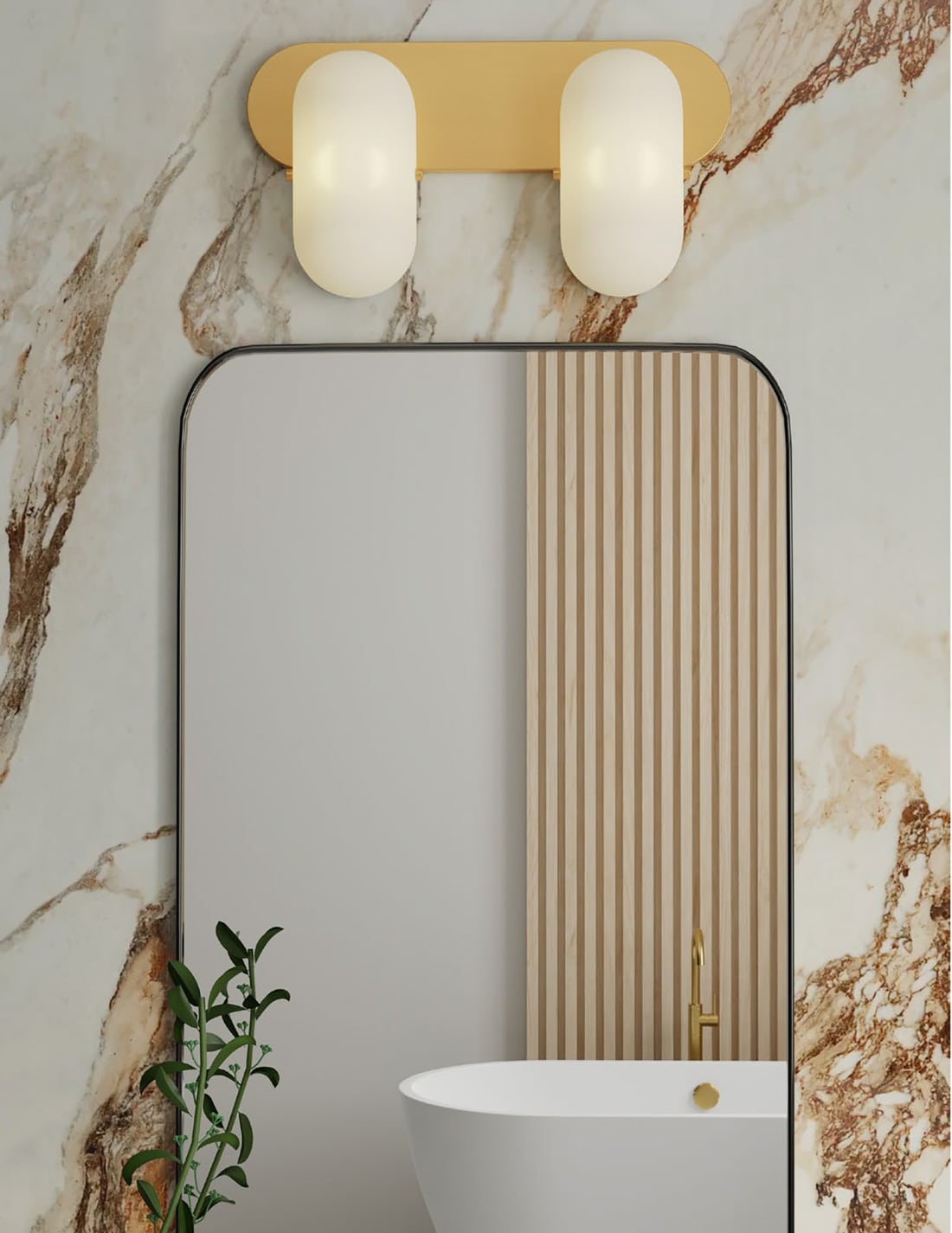 Minka Lavery 3702-732 Heathcote 16-in 2 -Light Satin Brass Modern/contemporary Vanity light bar