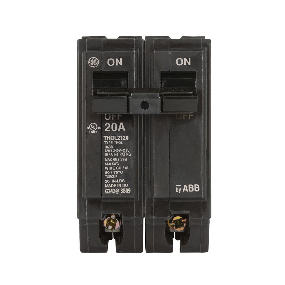 GE THQL2140A Q-Line THQL 40-amp 2 -Pole Standard trip Circuit Breaker