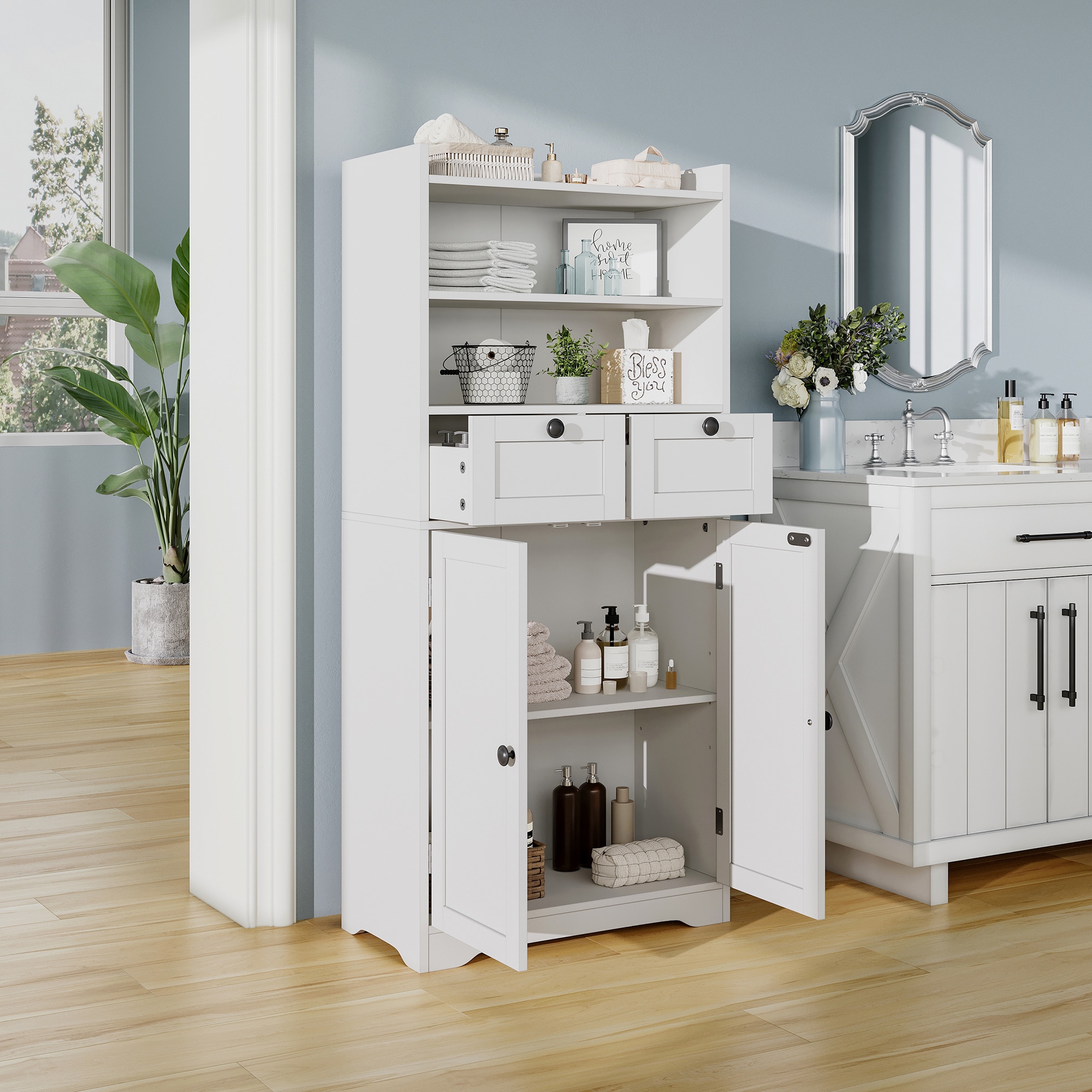 VOUA SAF-JDRYRB-BKCK Linen-Cabinets - View #5