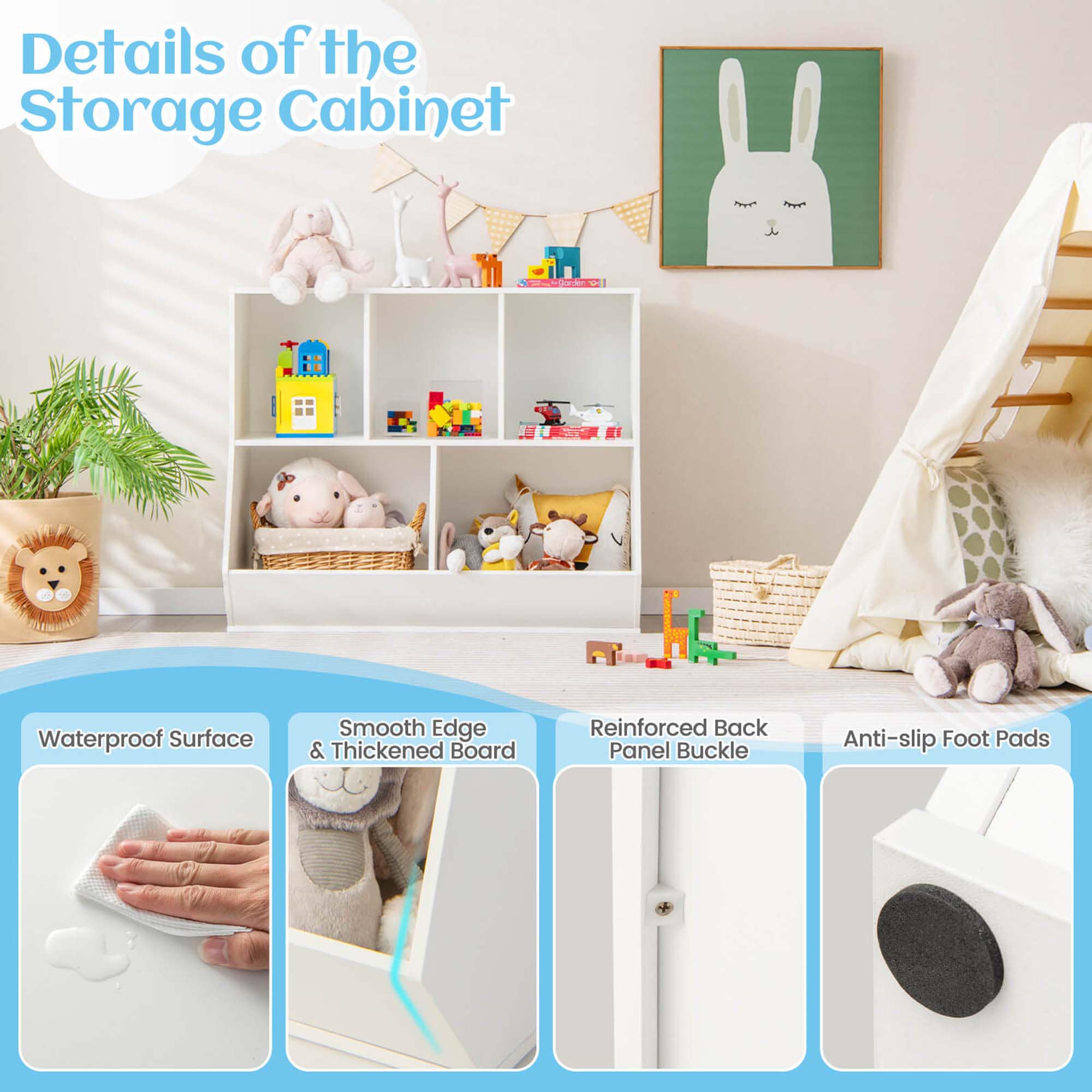 Goplus LWS00442 Kids-Bookcases - View #7