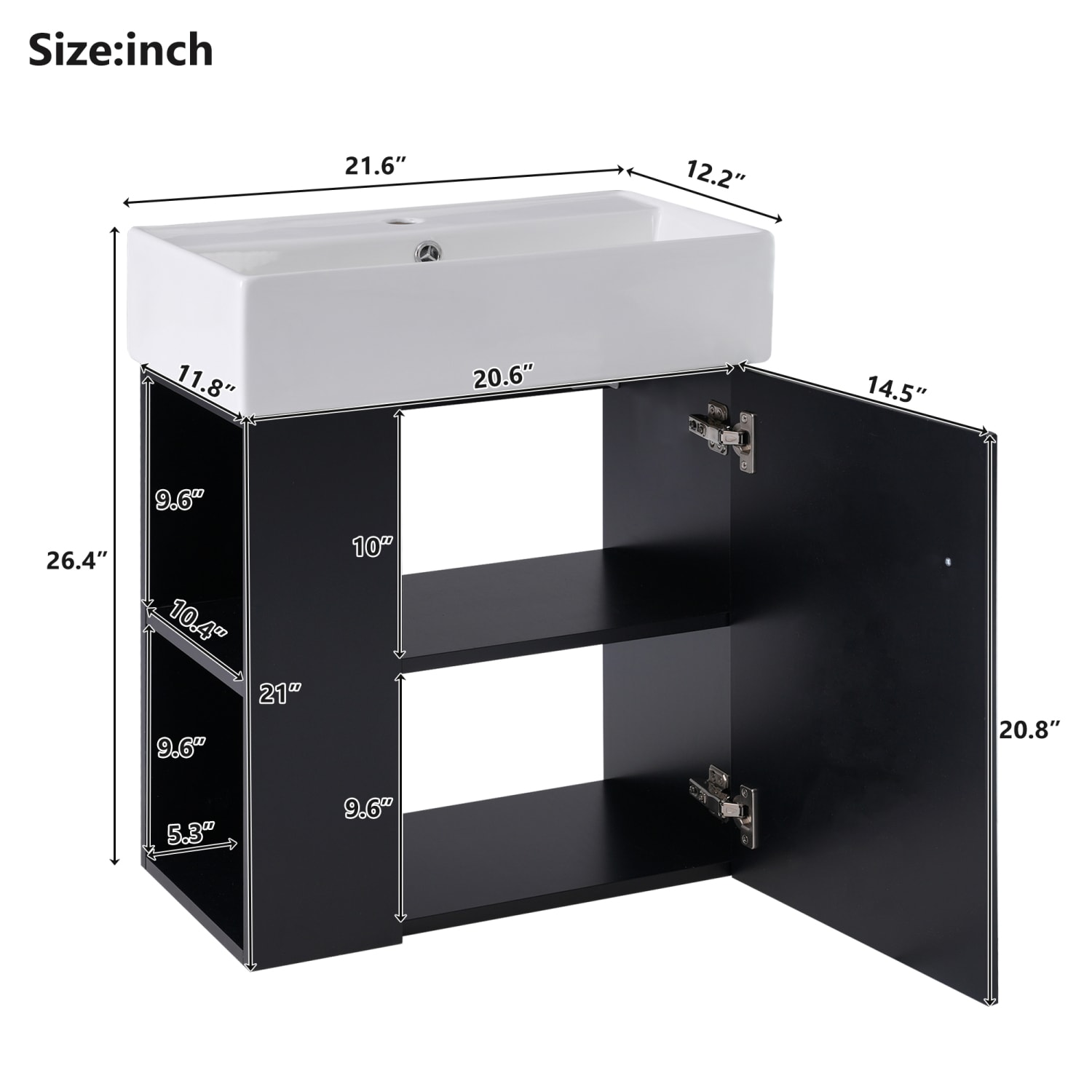 Streamdale Furniture N729P170390B Bath-Vanity-Combo - View #4