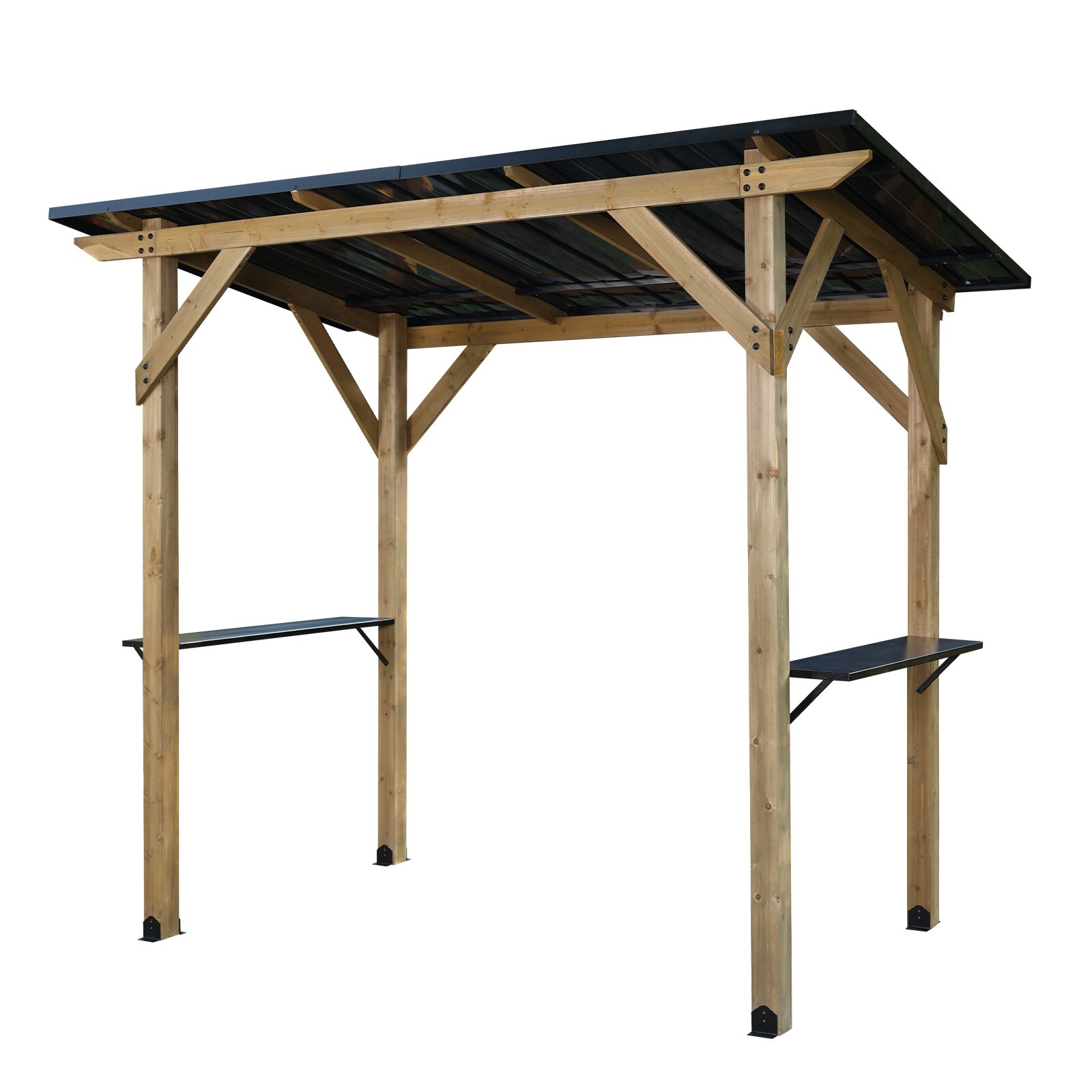 Aoodor A422-PBNBK Wood-Resin-Gazebos - View #9