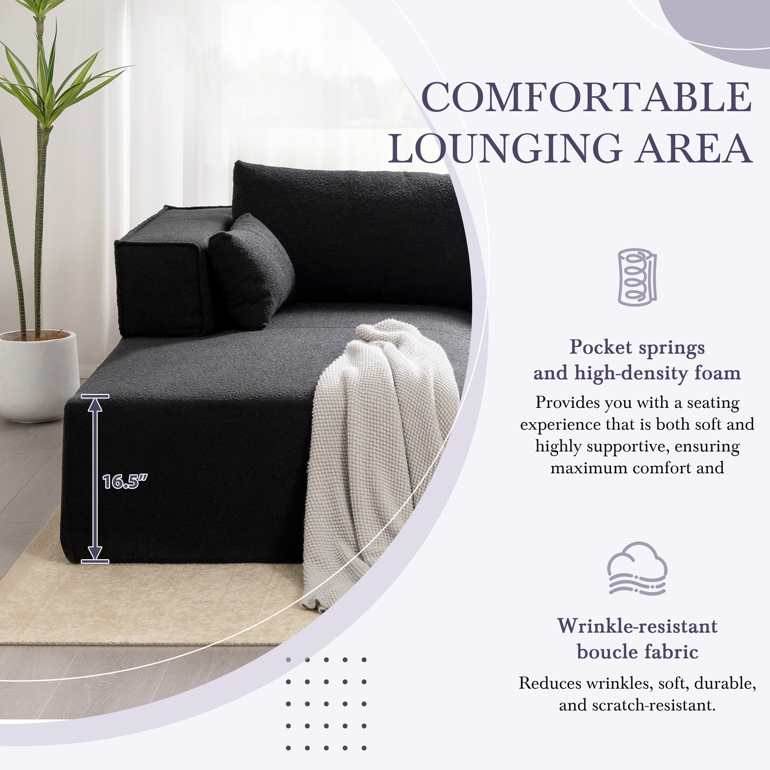 ModernLuxe N723S9670B Sofas-Loveseats - View #5