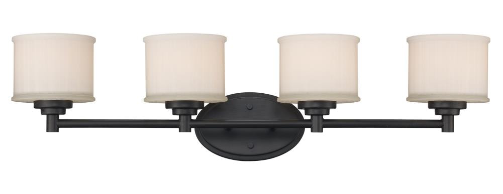 Lucid Lighting 70724 ROB 32.75-in 4 -Light Oil-rubbed Bronze Transitional Vanity light