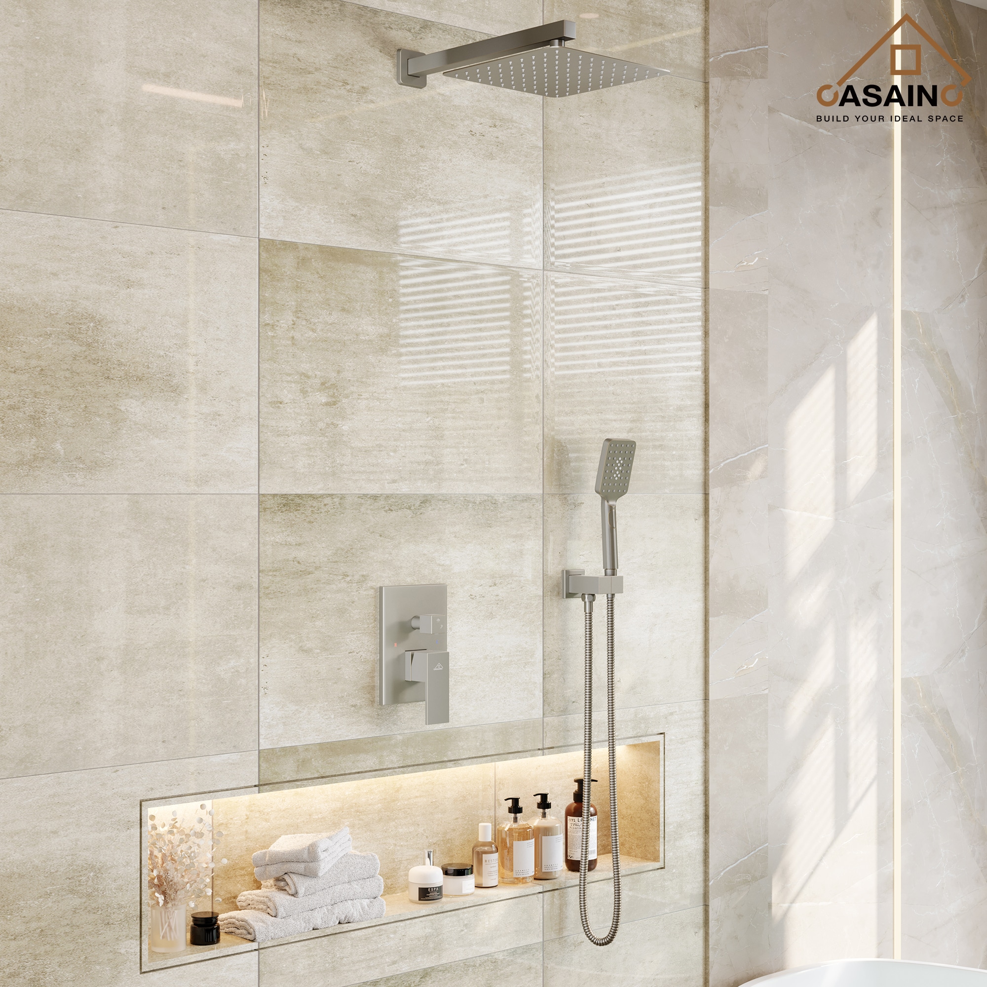 CASAINC WFW98102BN-12 Showerhead-Bar-Panels - View #4